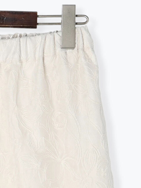 Te chichi「【Atelier Bloom】チュールフラワー刺繍パンツ（セットアップ可)」|その他|