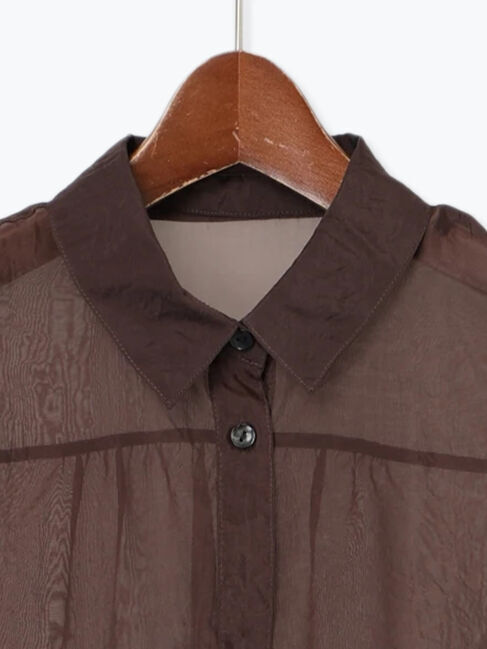 Te chichi「シアーロングレイヤーシャツ」|シャツ・ブラウス|