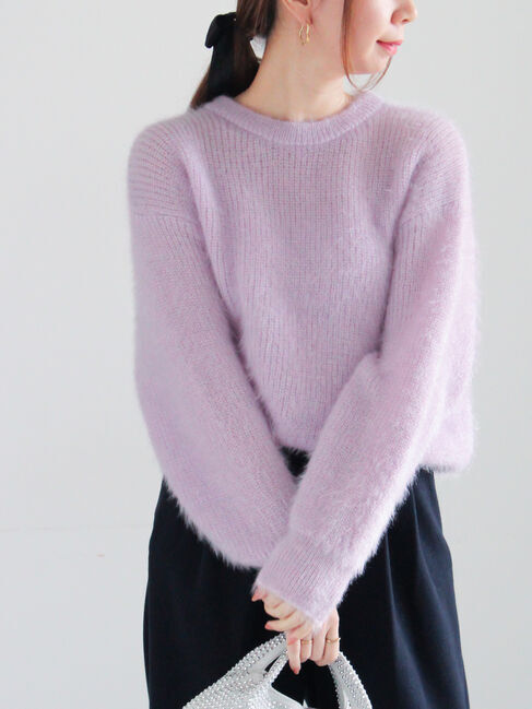 Te chichi「キャットヤーンニット」|ニット・セーター|ピンク