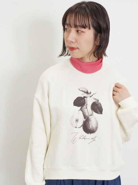 Samansa Mos2「柄アソートプリントスウェット」|Tシャツ・カットソー|キナリ