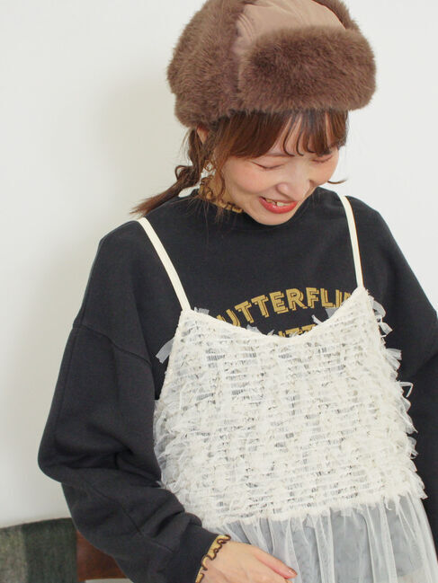 Samansa Mos2「柄アソートプリントスウェット」|Tシャツ・カットソー|