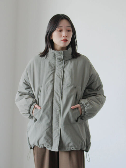 Samansa Mos2 blue「中綿モンスターコート」|その他|