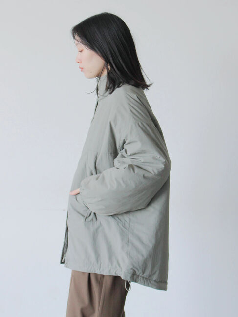 Samansa Mos2 blue「中綿モンスターコート」|その他|