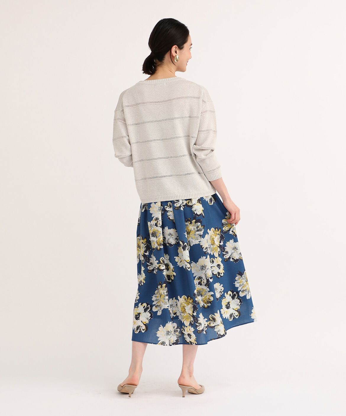 7-IDconcept.「《大きいサイズ》ボートネックニット」|ニット・セーター|