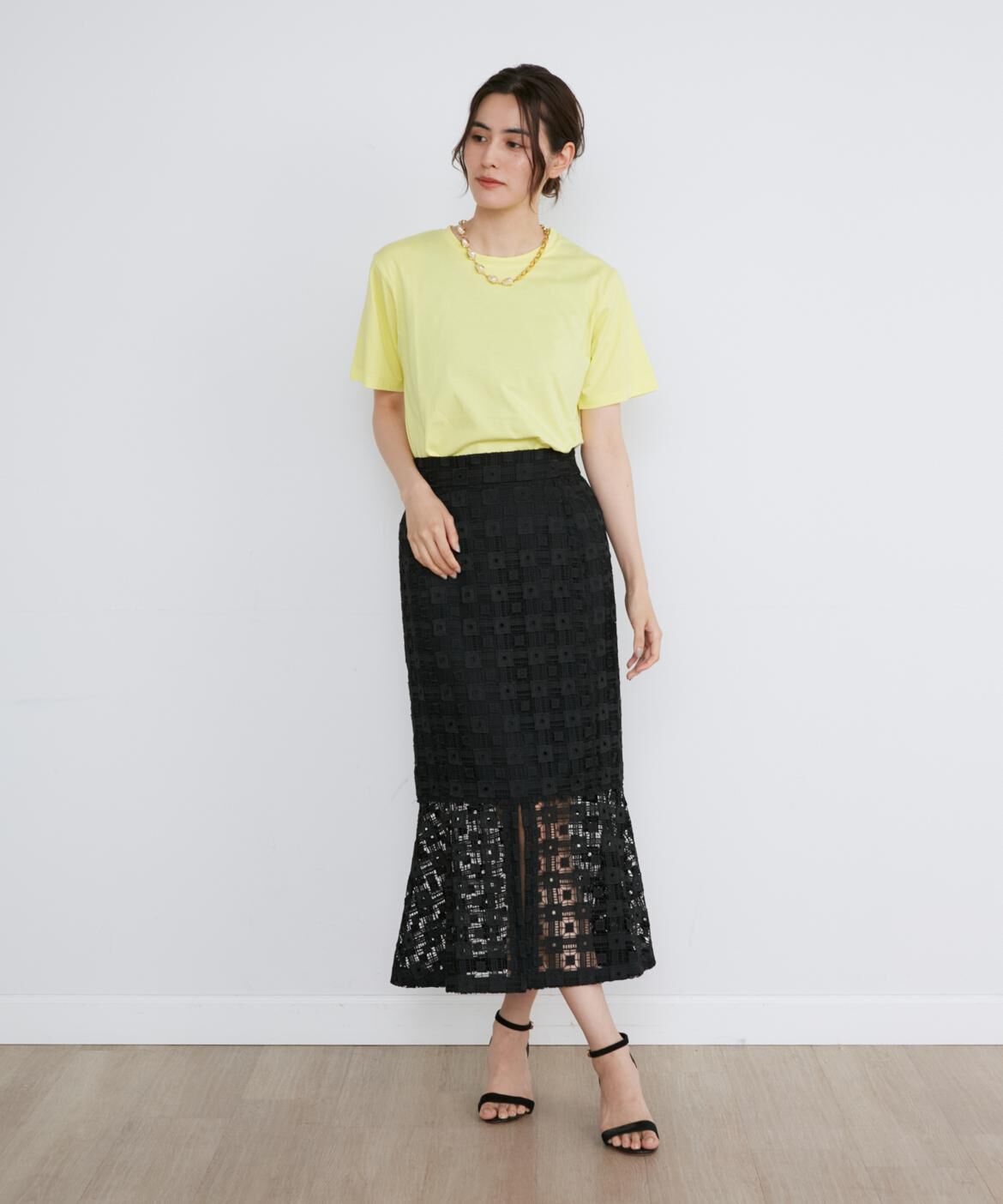 INED「ベーシック半袖Tシャツ」|Tシャツ・カットソー|