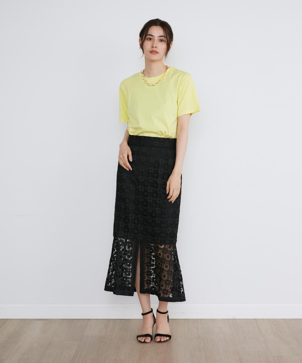 INED「ベーシック半袖Tシャツ」|Tシャツ・カットソー|