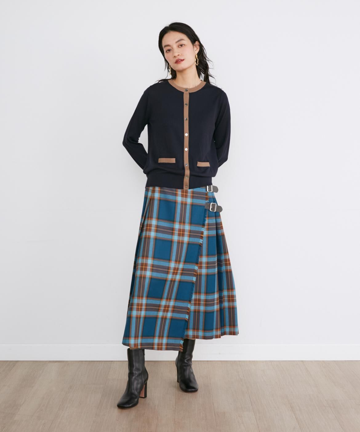 INED「ウールカーディガン」|カーディガン|