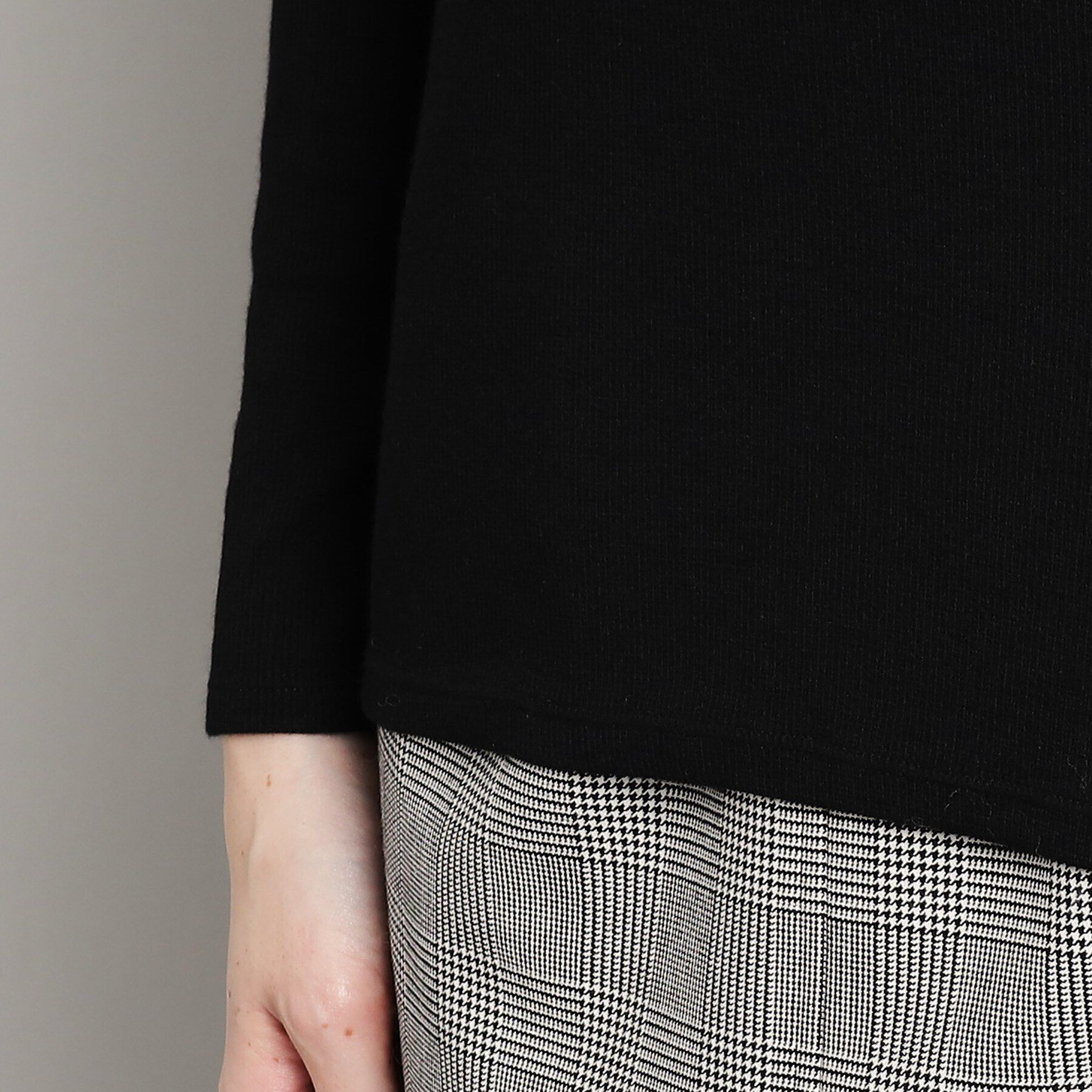 COUP DE CHANCE「【吸湿発熱・保湿】ハイネックジャージトップス」|Tシャツ・カットソー|