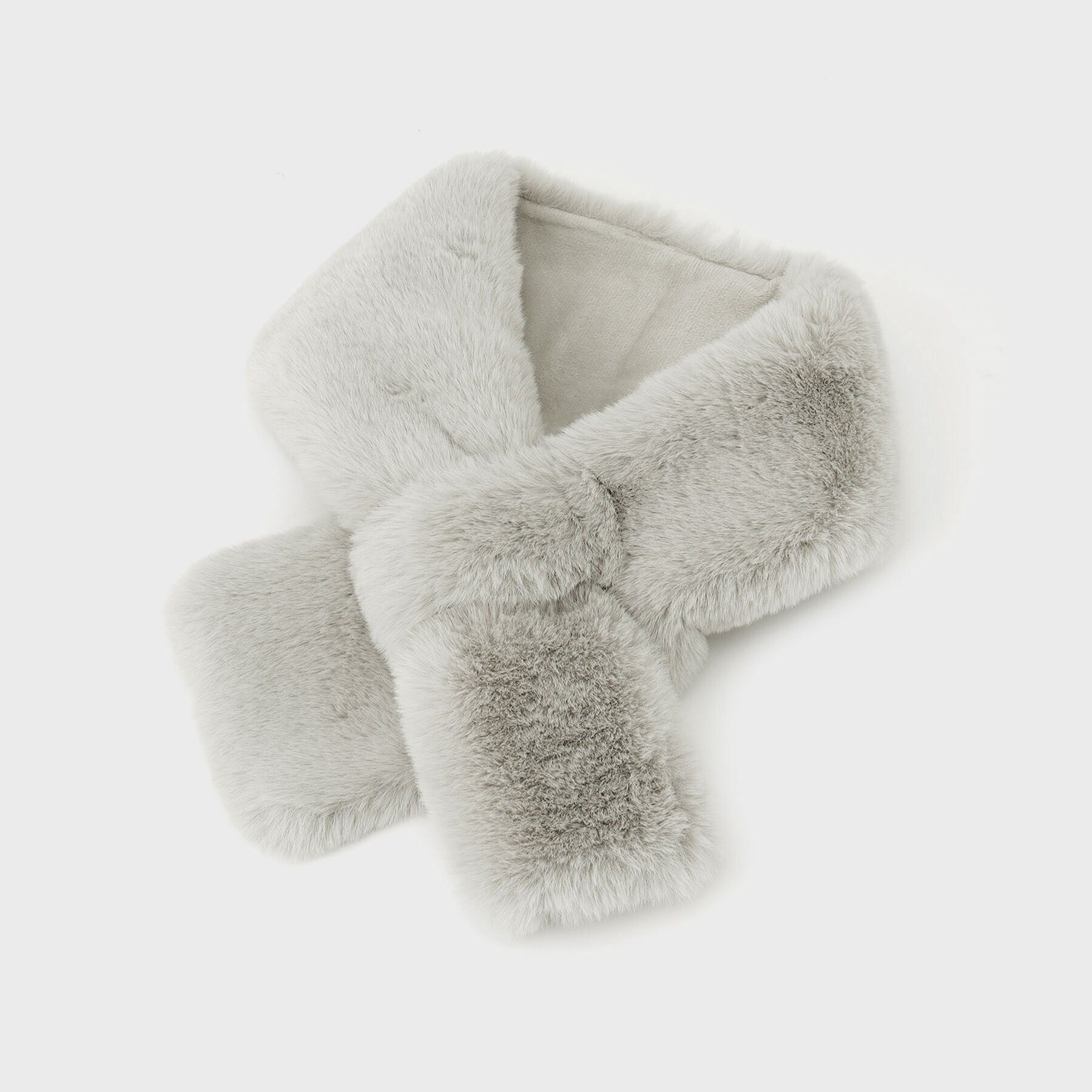 COUP DE CHANCE「エコファーストール」|ストール|グレー(012)