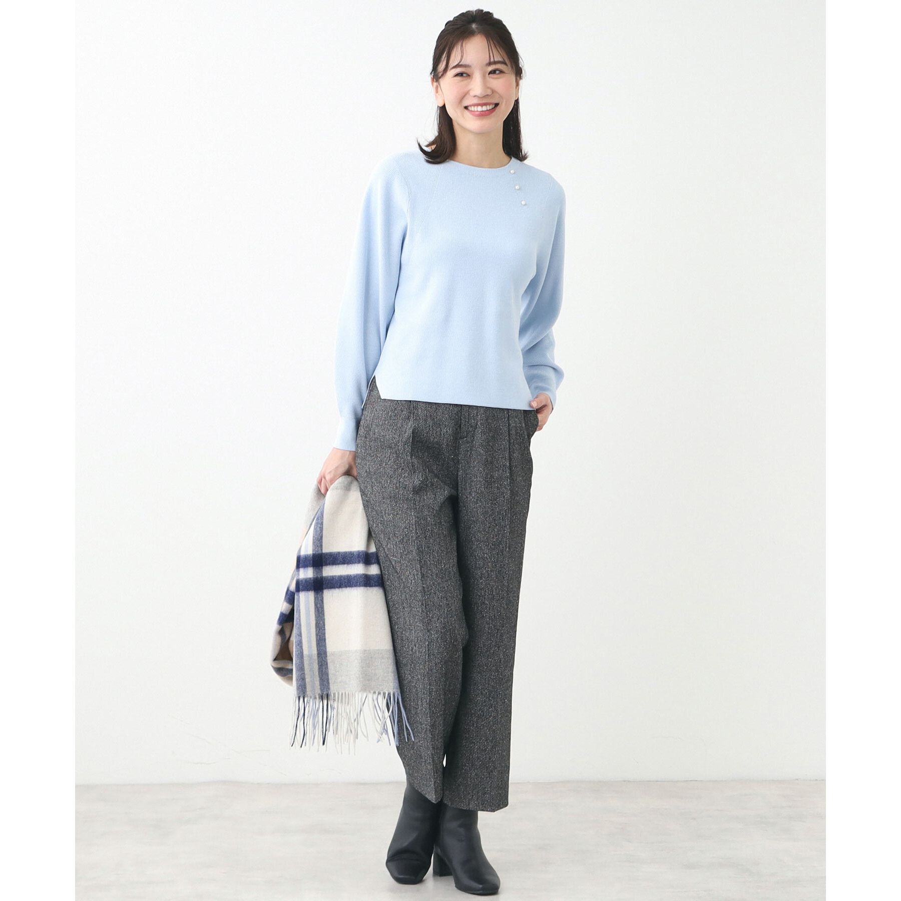 Reflect「【夏SALE／手洗い可】パフスリーブニット」|ニット・セーター|