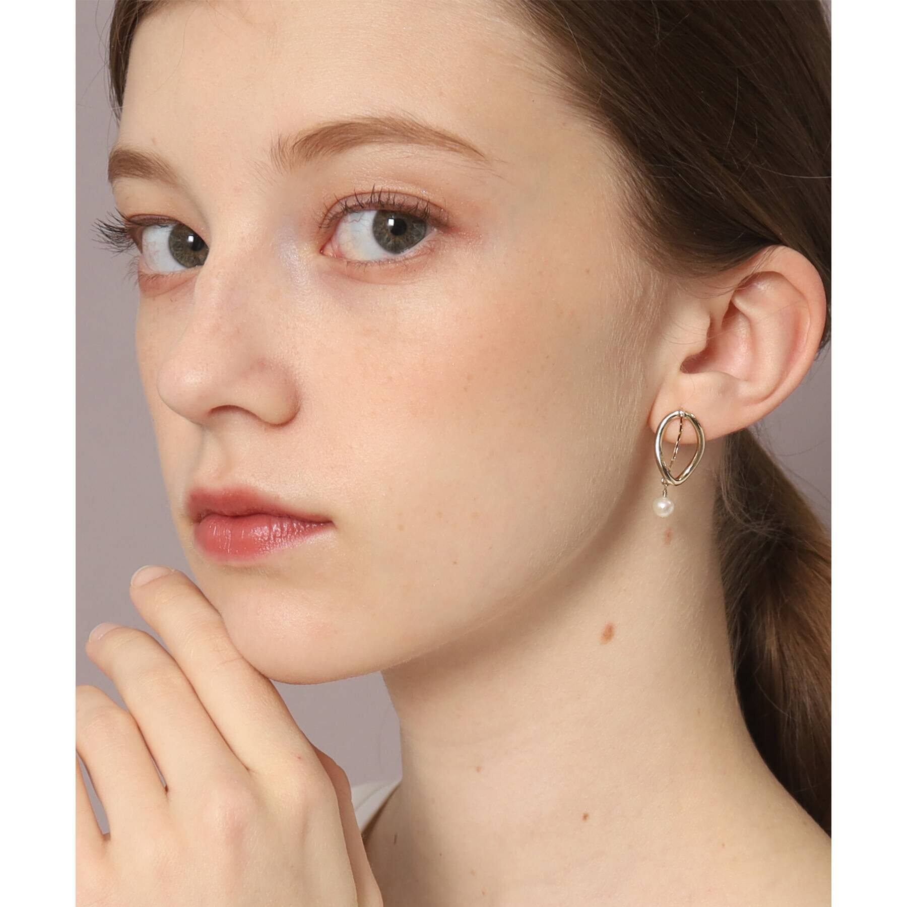 DRESSTERIOR「【otonaMUSE11月号掲載】淡水パールデザインピアス」|ピアス|