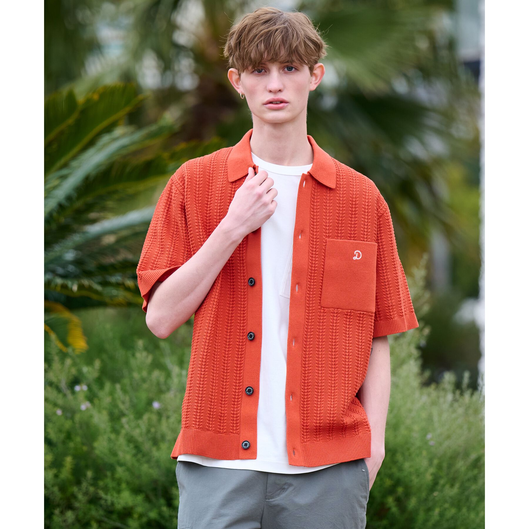 DRESSTERIOR「【Safari5月号掲載】オーガニックコットン キューバニットシャツ」|ニット・セーター|