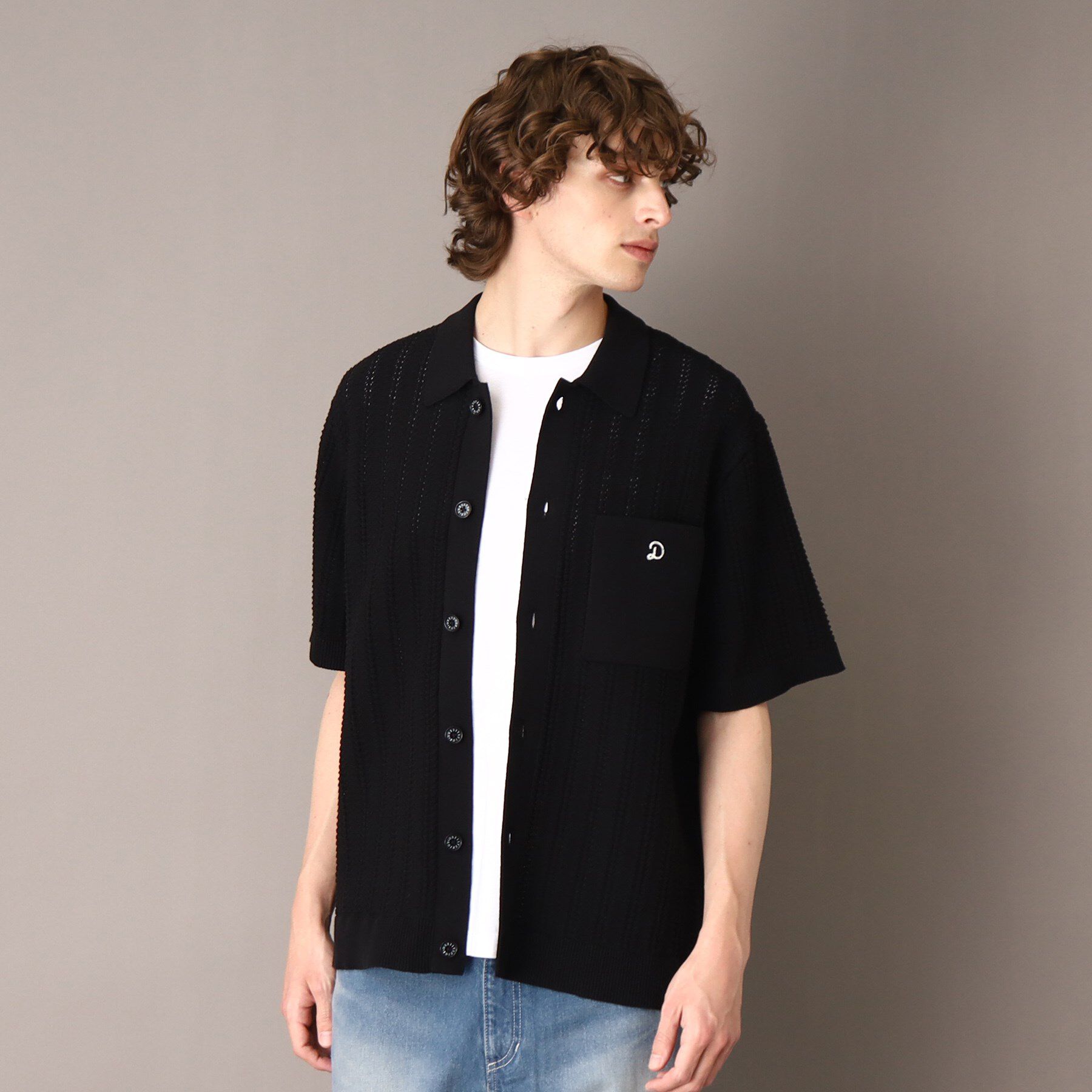 DRESSTERIOR「【Safari5月号掲載】オーガニックコットン キューバニットシャツ」|ニット・セーター|