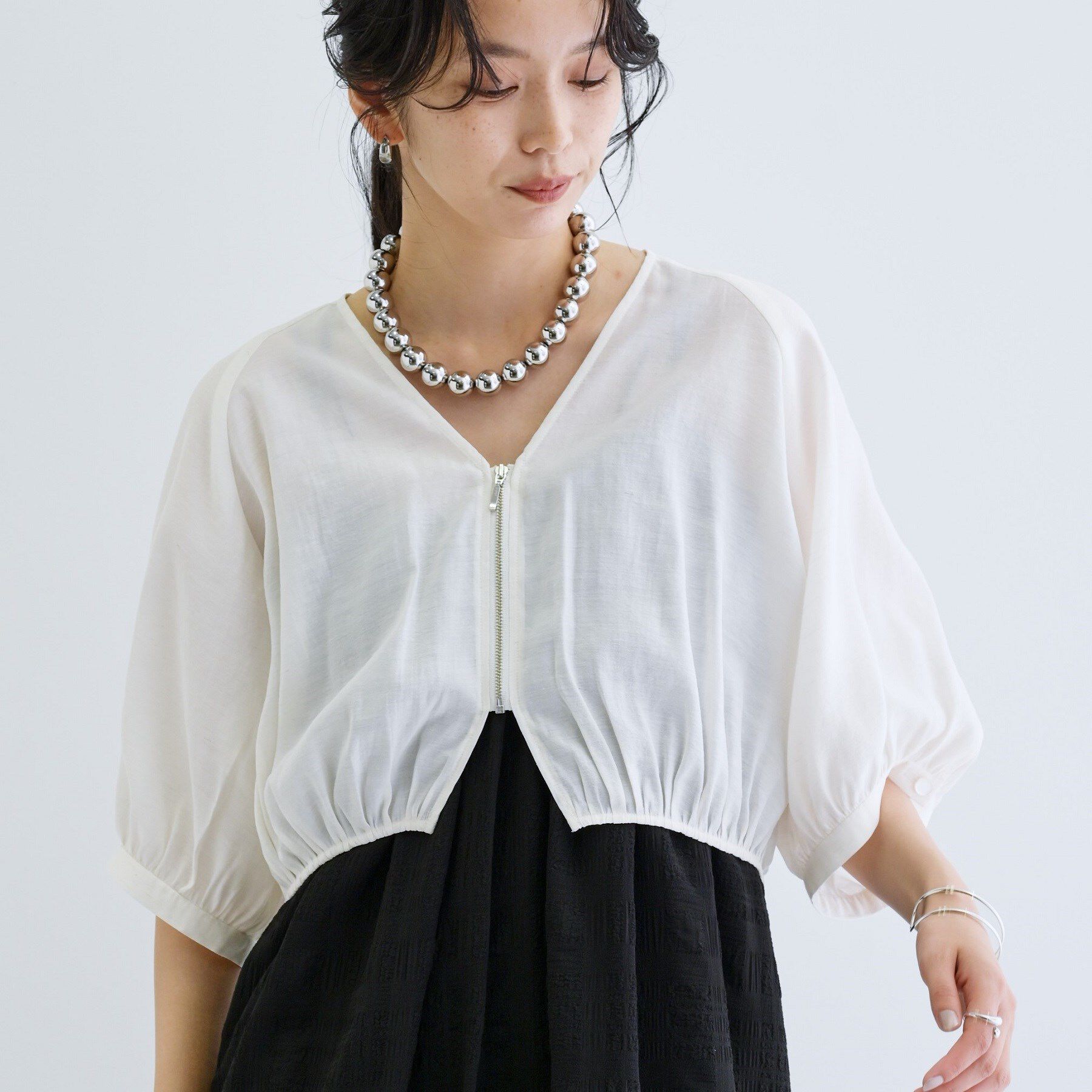 GALLEST「ジップアップライトブルゾン」|ブルゾン・スタジャン|