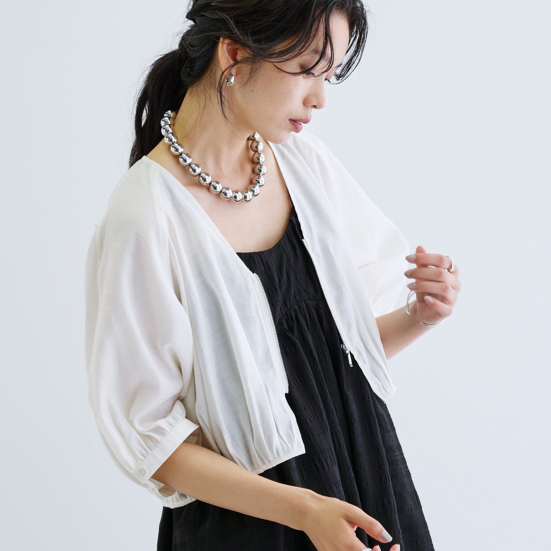 GALLEST「ジップアップライトブルゾン」|ブルゾン・スタジャン|