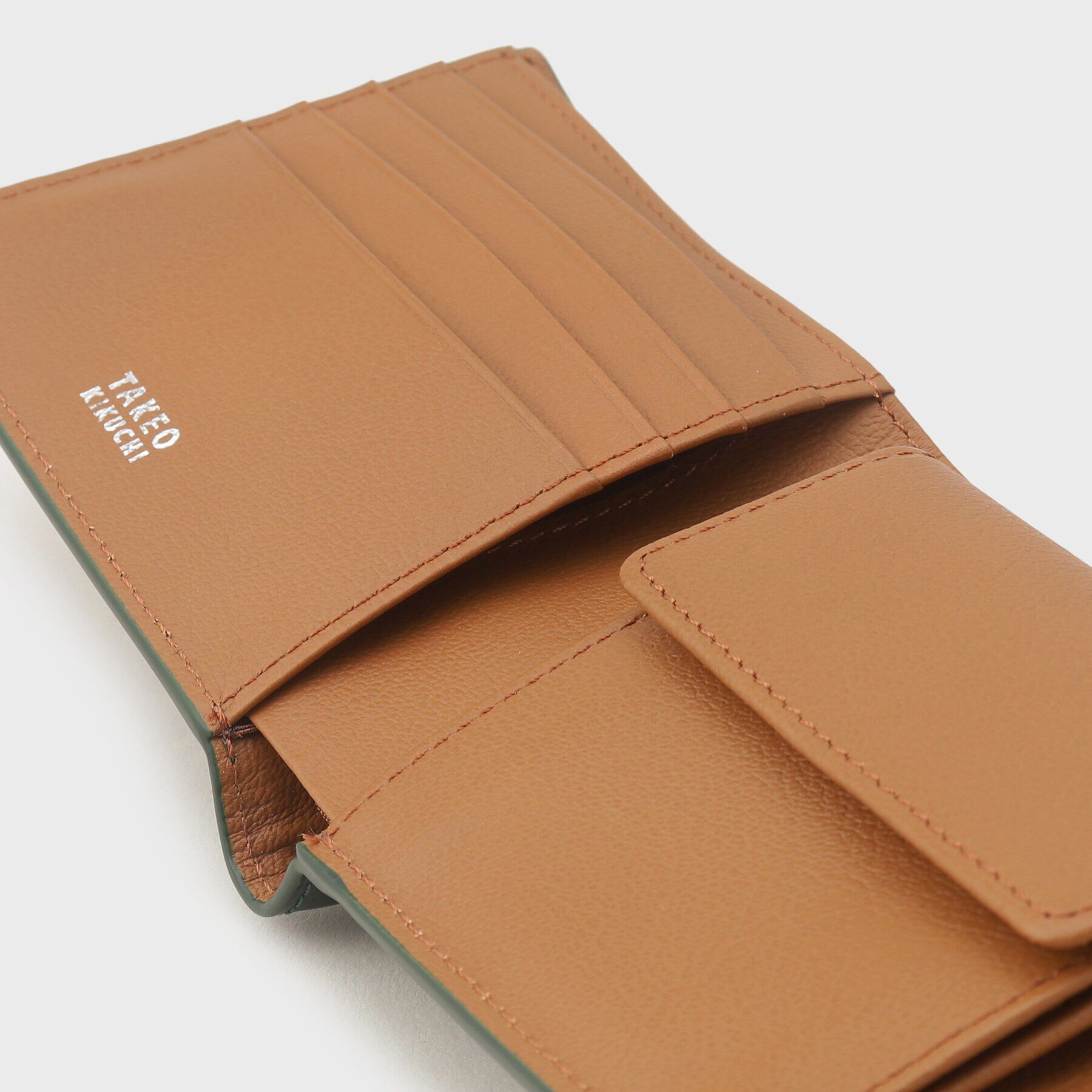 TAKEO KIKUCHI「ヘビタンレザー 2つ折り財布」|財布|