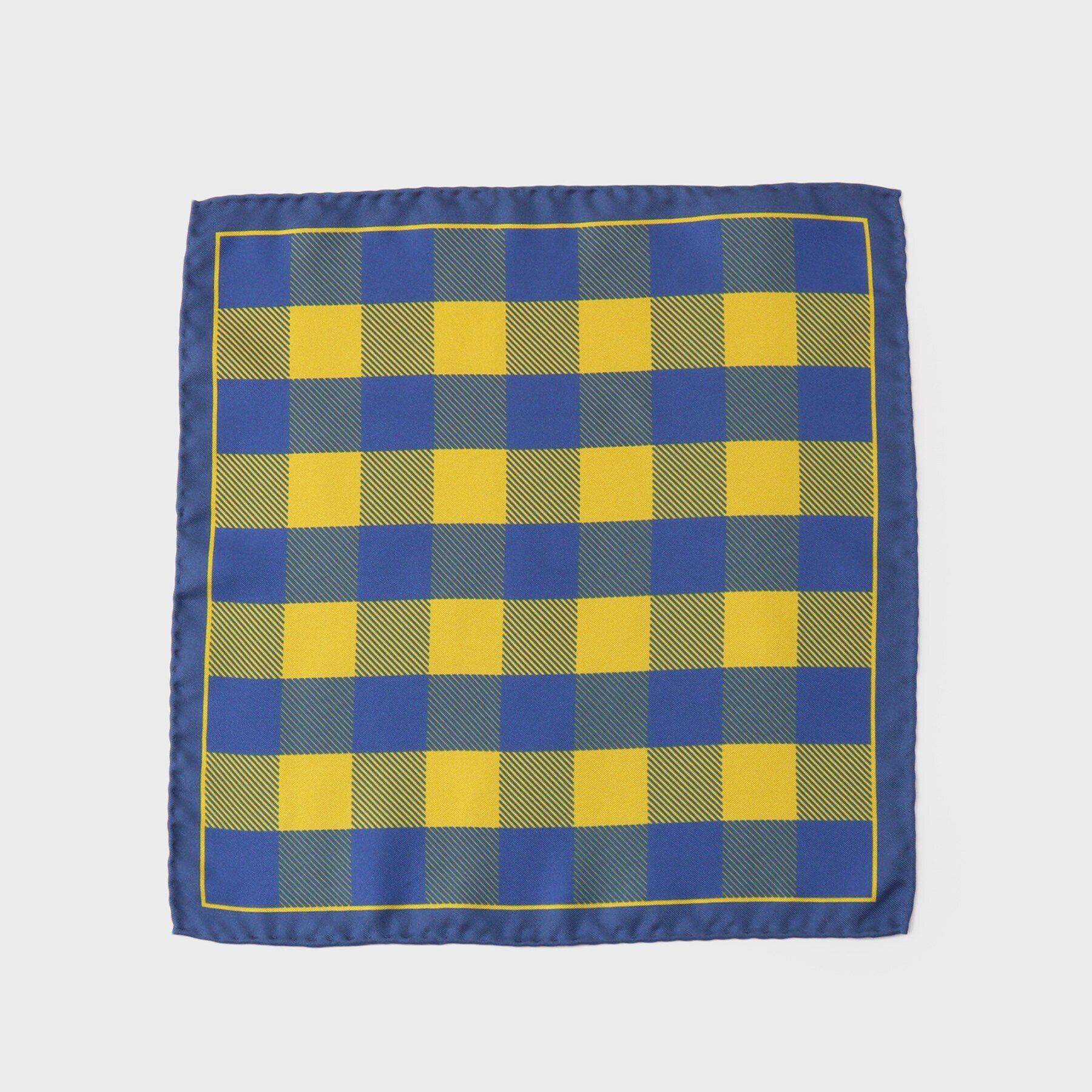 TAKEO KIKUCHI「【Made in ITALY】カラーブロックシルクチーフ」|バンダナ・スカーフ|