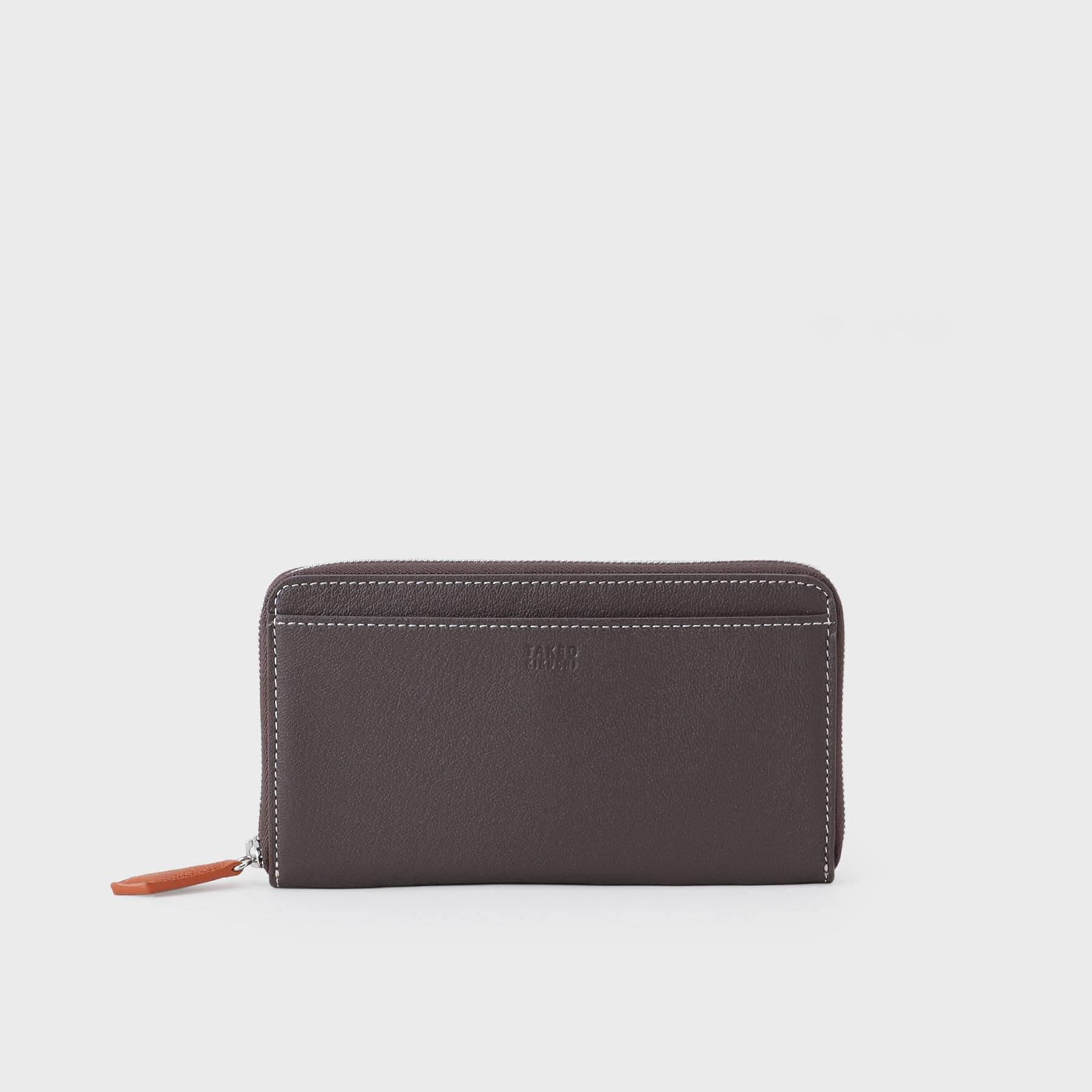 TAKEO KIKUCHI「ゴートスキン コンパクト長財布」|財布|ブラウン(543)