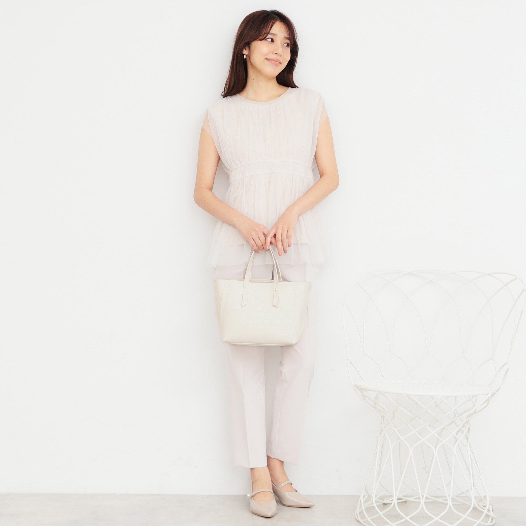 index「【2WAY】フェイクレザーミドルトートバッグ」|トートバッグ|