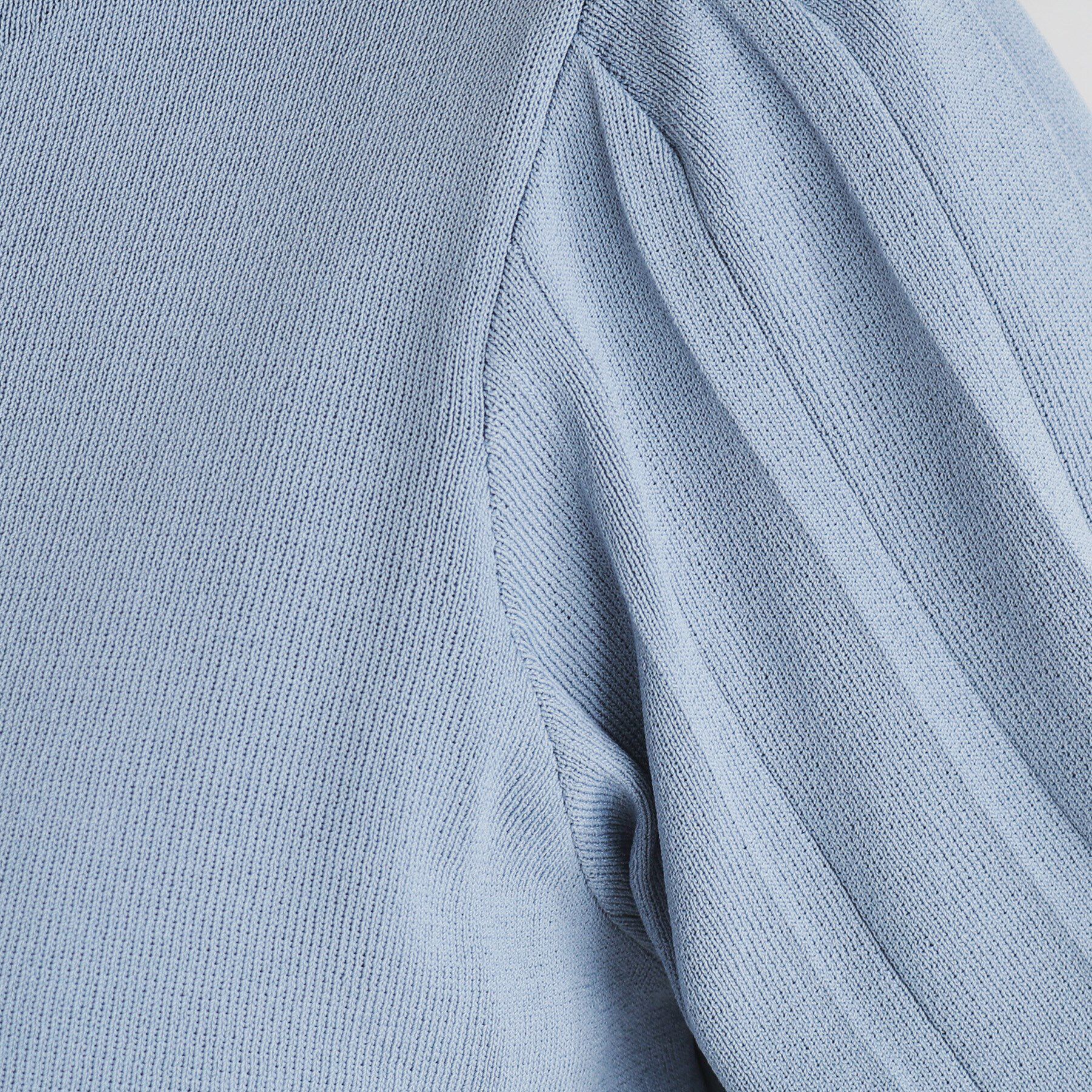 index「《S-LLsize/6color》ドライタッチ プリーツスリーブニット【洗濯機洗い可/抗ピル/接触冷」|ニット・セーター|