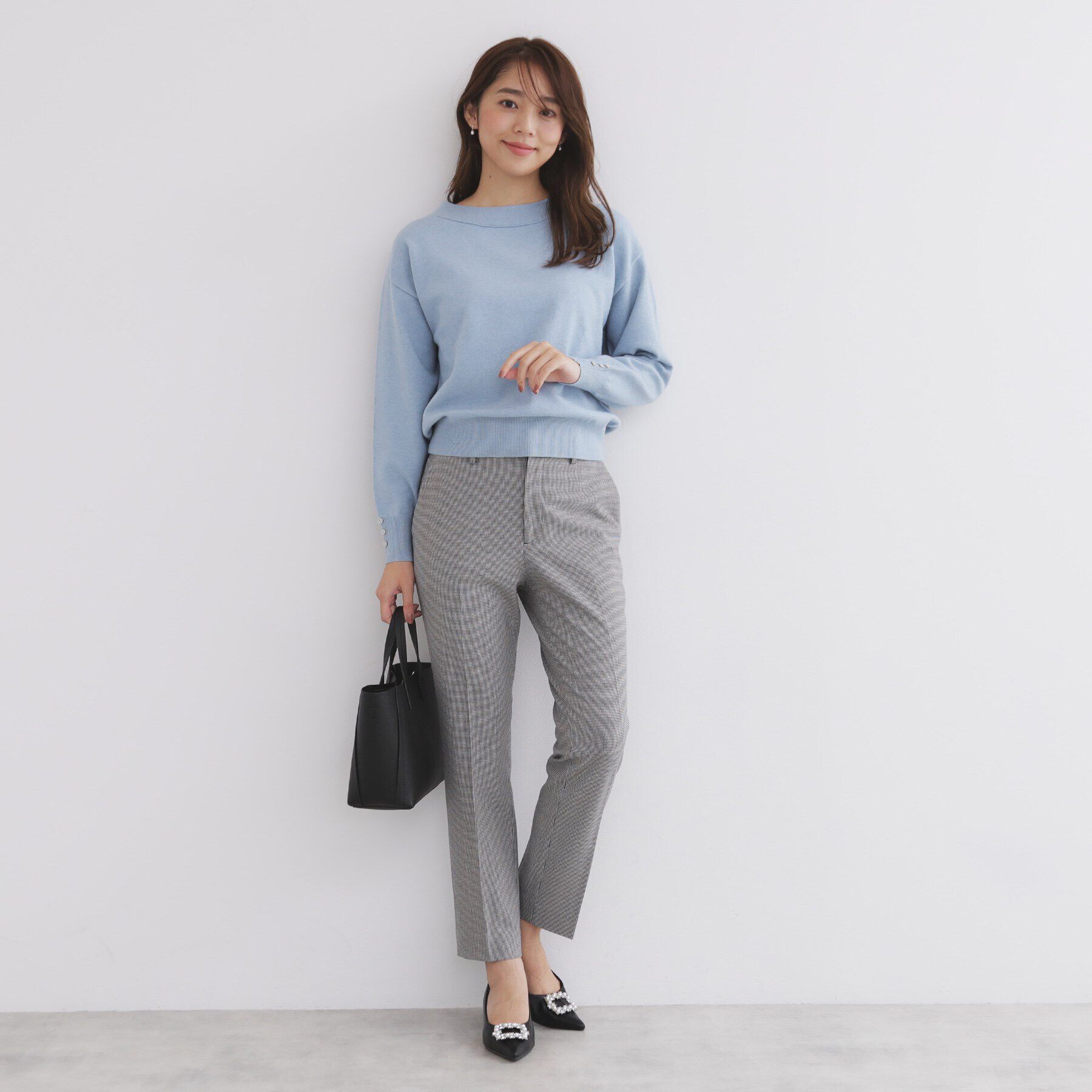 index「《XS-LLsize》裏起毛ストレッチテーパードパンツ【洗濯機洗い可/吸湿発熱/防シワ】」|その他|