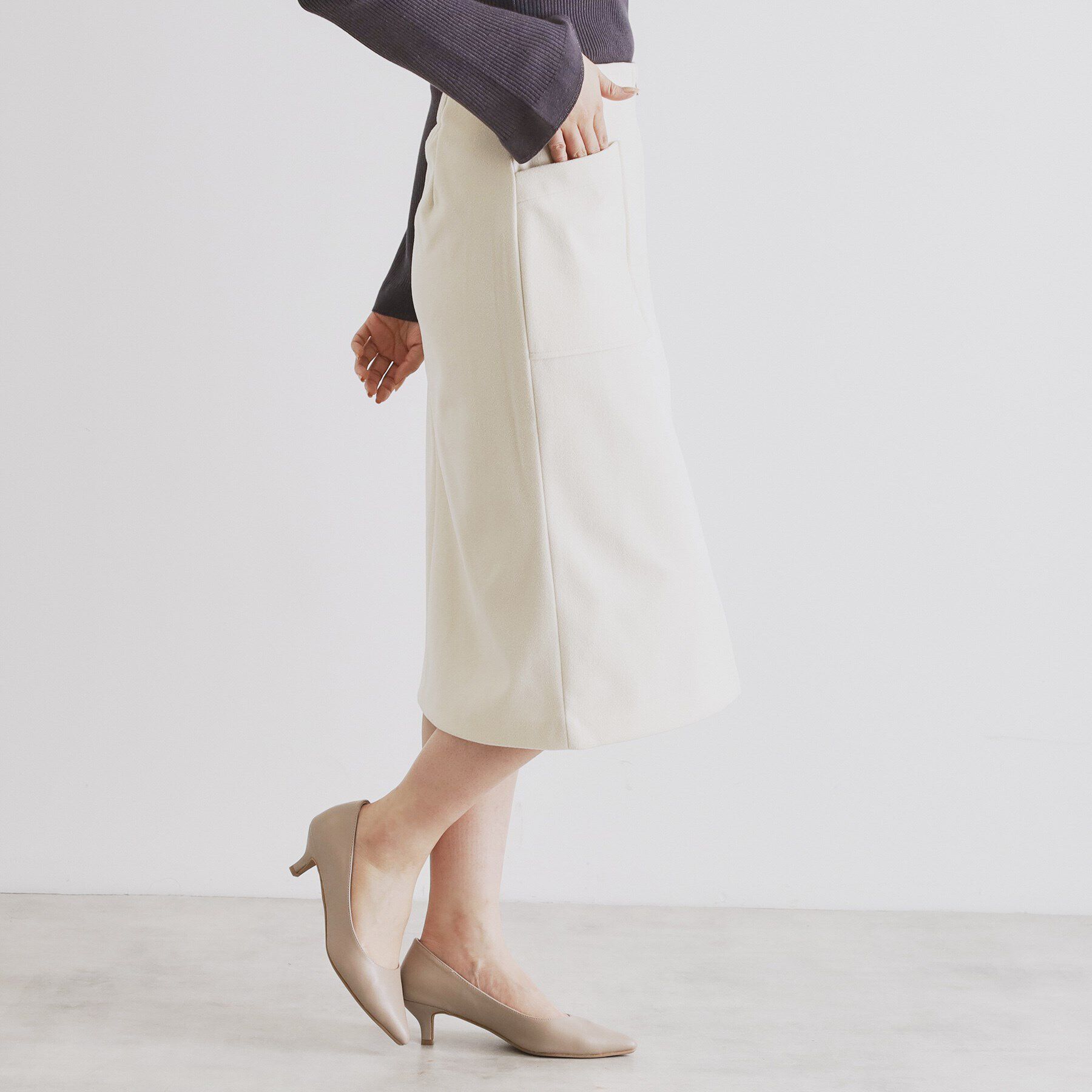 index「ジップタイトスカート【洗濯機洗い可/イージーアイロン】」|スカート|