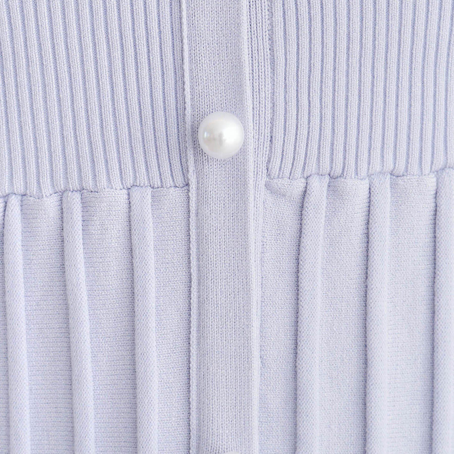 index「《美人百花掲載》パール調デザインバイカラーニットワンピース【洗濯機洗い可】」|ワンピース|