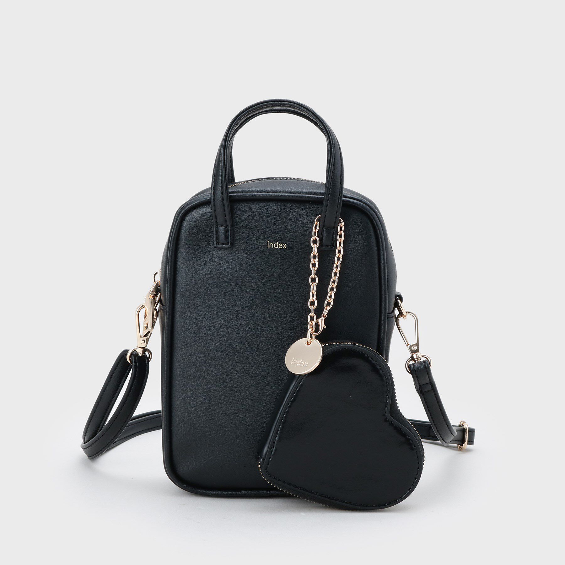 index「【2WAY】ハートポーチ付きミニショルダーバッグ」|ショルダー・メッセンジャー|