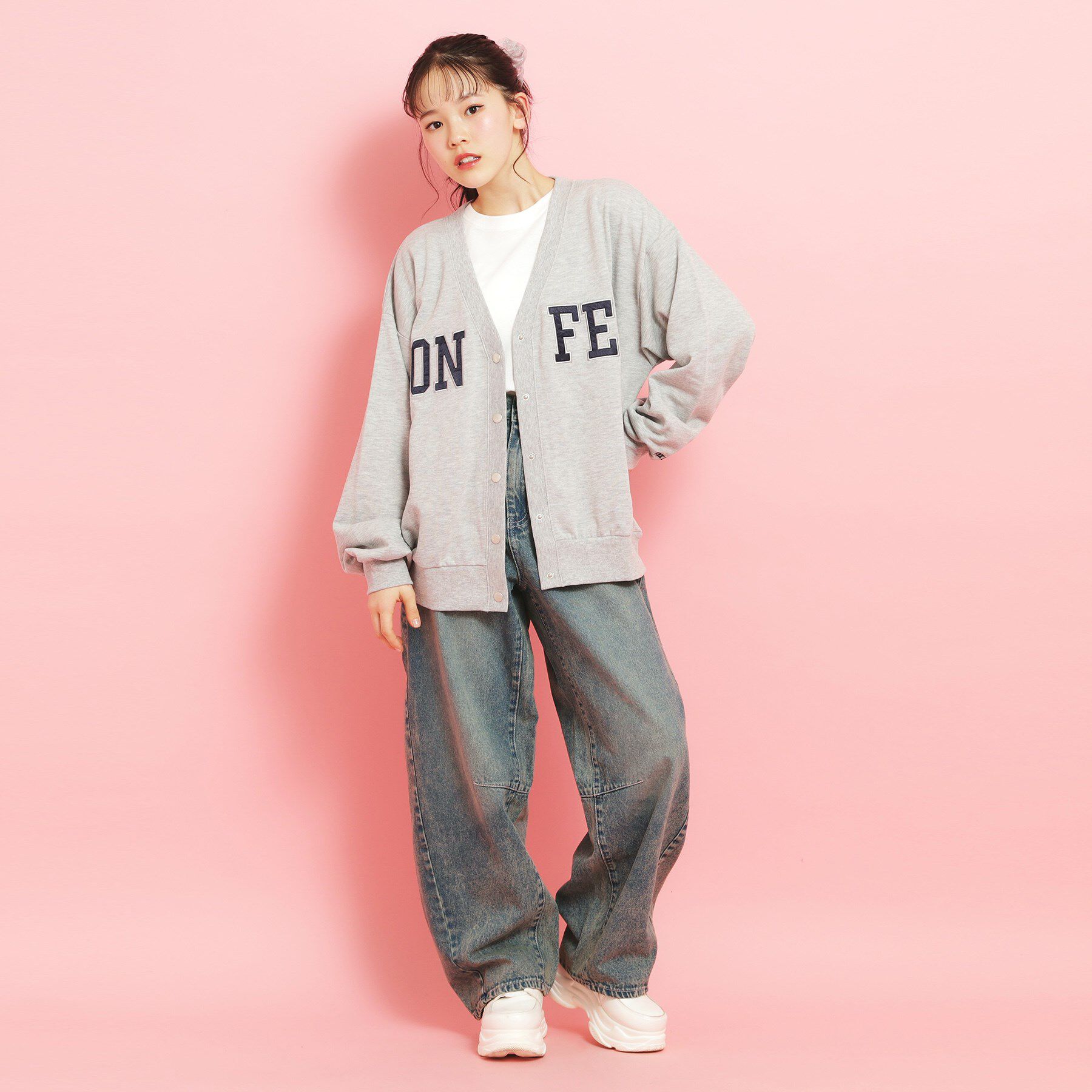 PINK-latte「バレルレッグデニム」|その他|