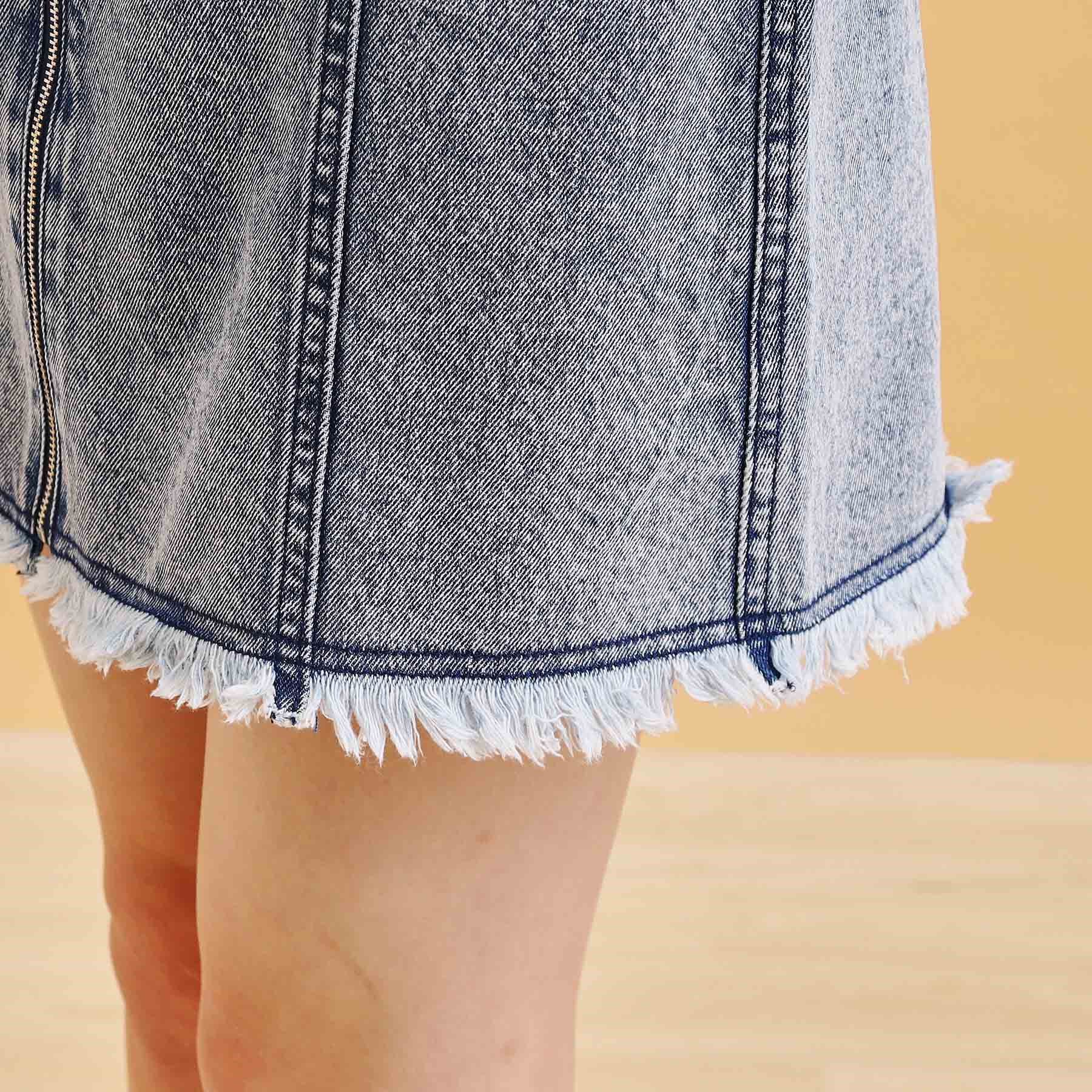 PINK-latte「リングジップ台形スカート」|スカート|