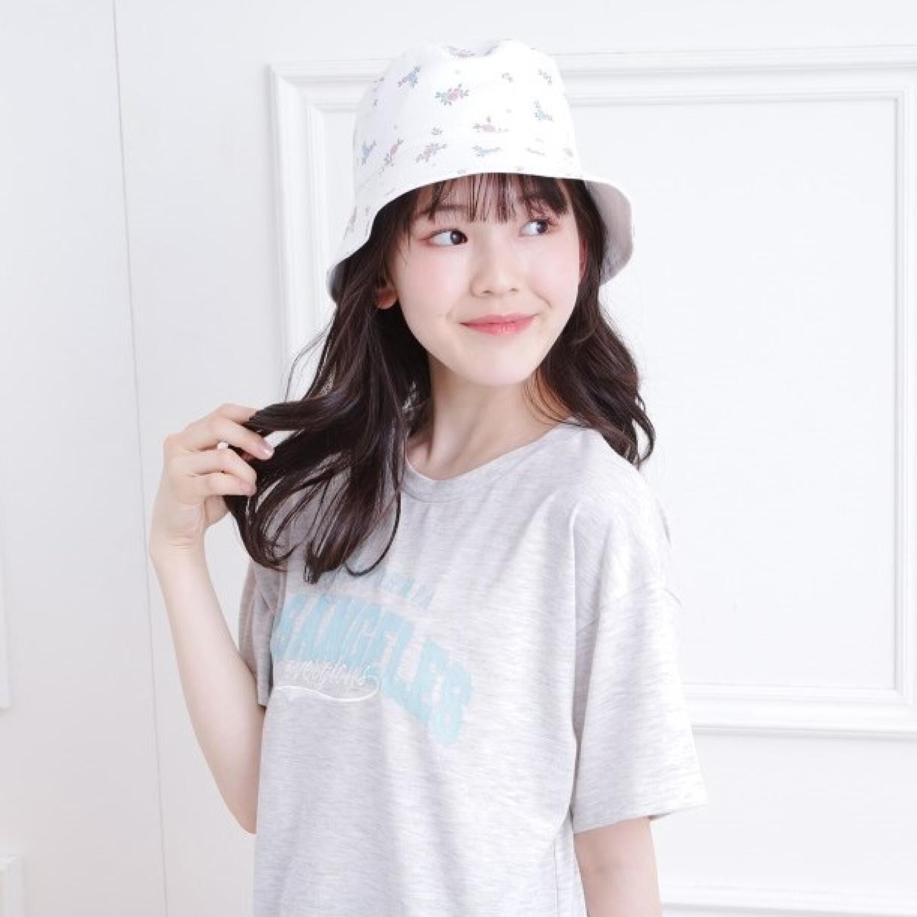 PINK-latte「リバーシブルバケットハット」|ハット|