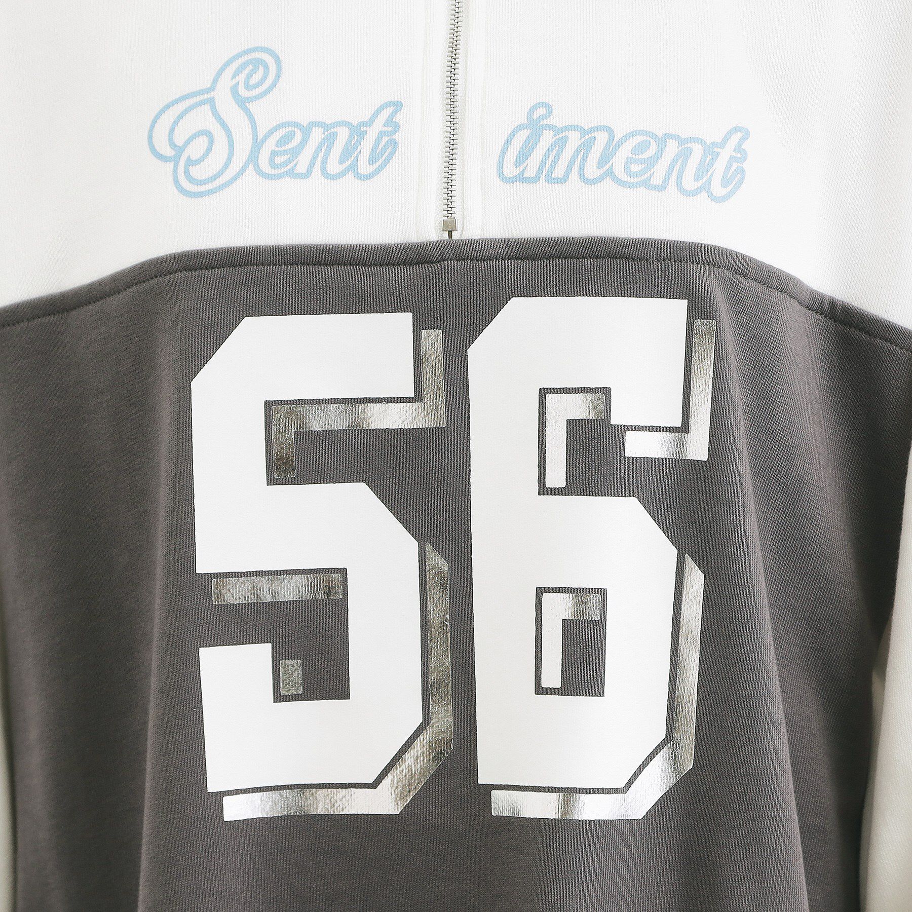 PINK-latte「ナンバー切替ハーフジップワンピース」|ワンピース|