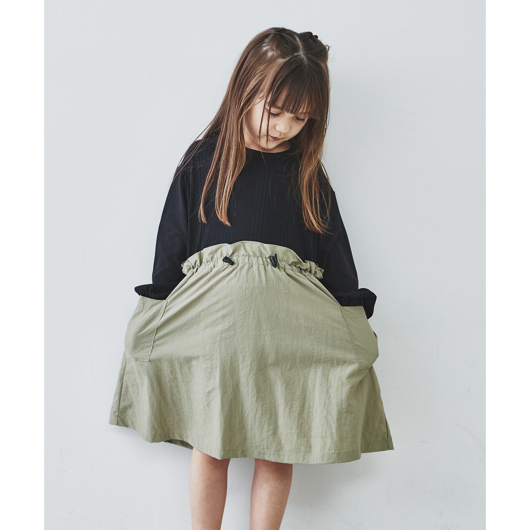 THE SHOP TK「【110-150/ママとおそろい】ナイロンドッキングワンピース」|ワンピース|