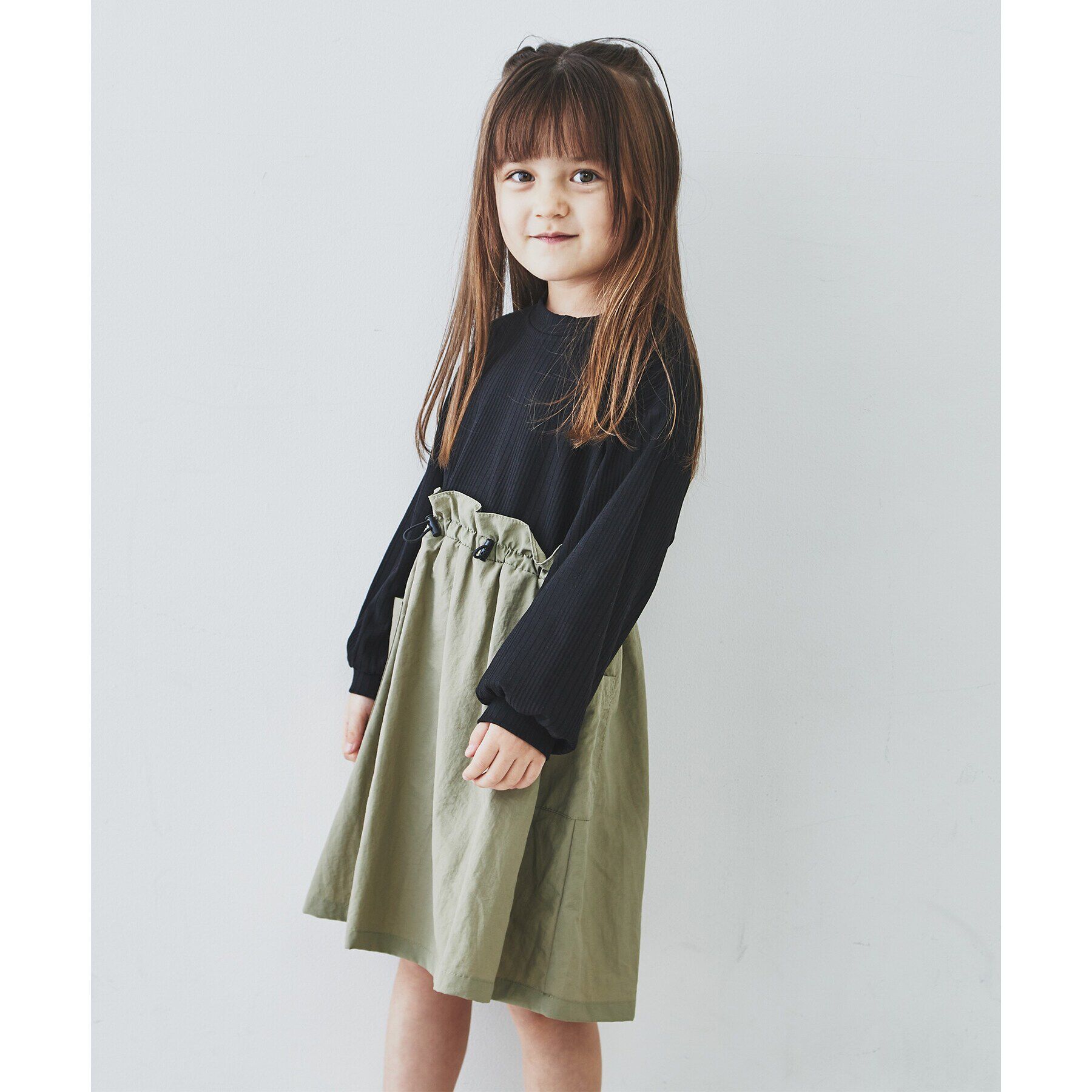 THE SHOP TK「【110-150/ママとおそろい】ナイロンドッキングワンピース」|ワンピース|