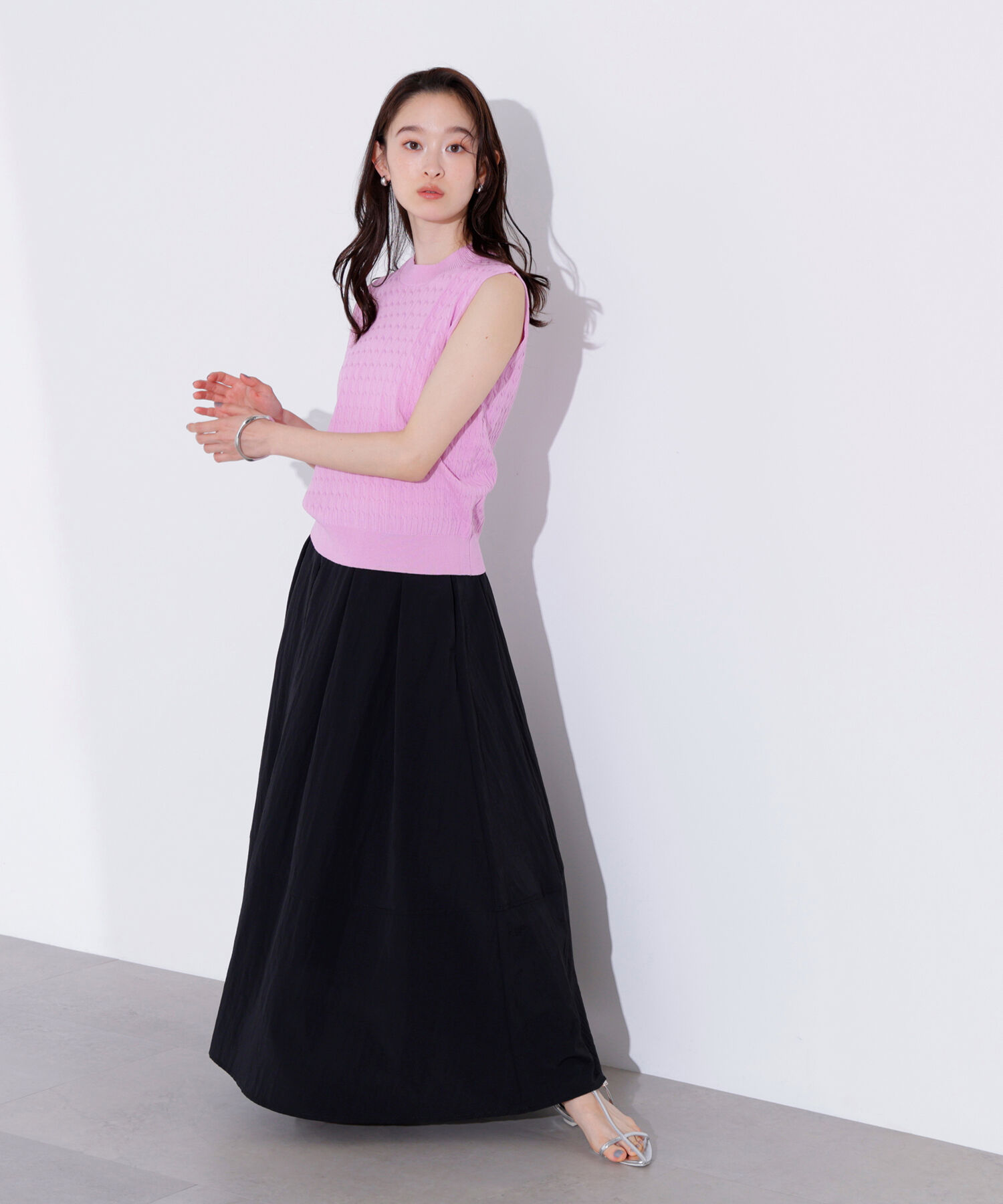  「ボリュームフレアスカート」|スカート|