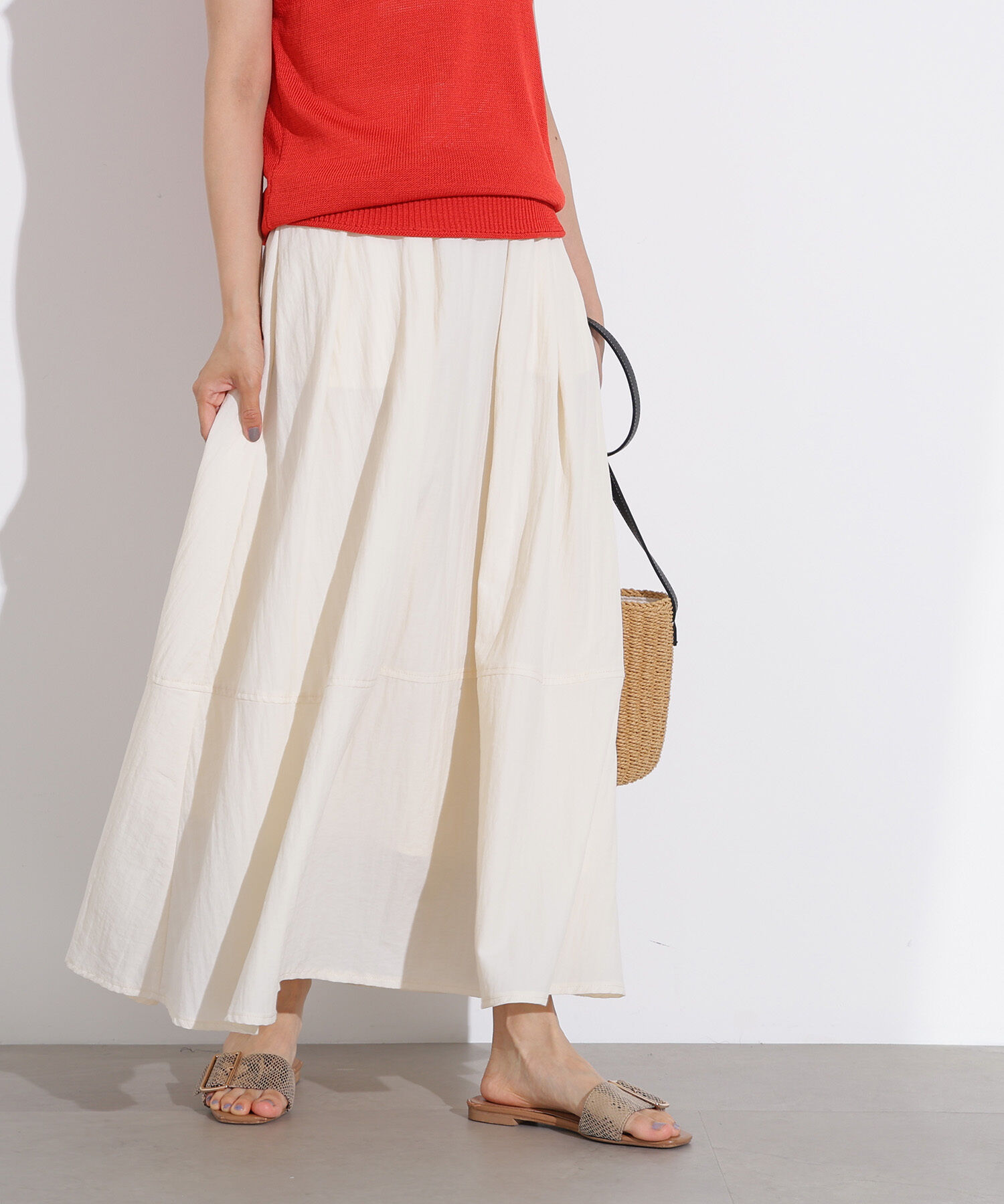  「ボリュームフレアスカート」|スカート|