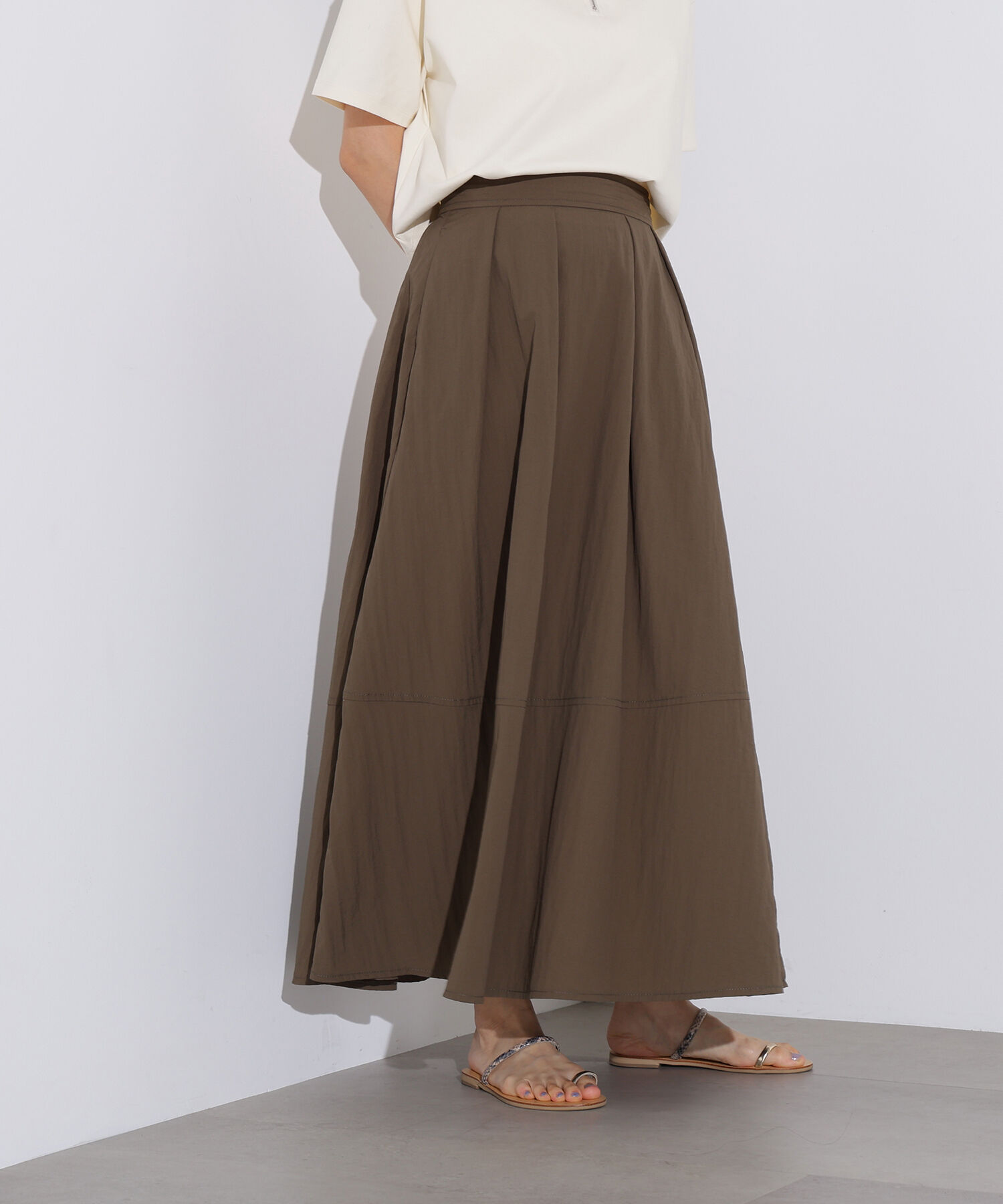  「ボリュームフレアスカート」|スカート|