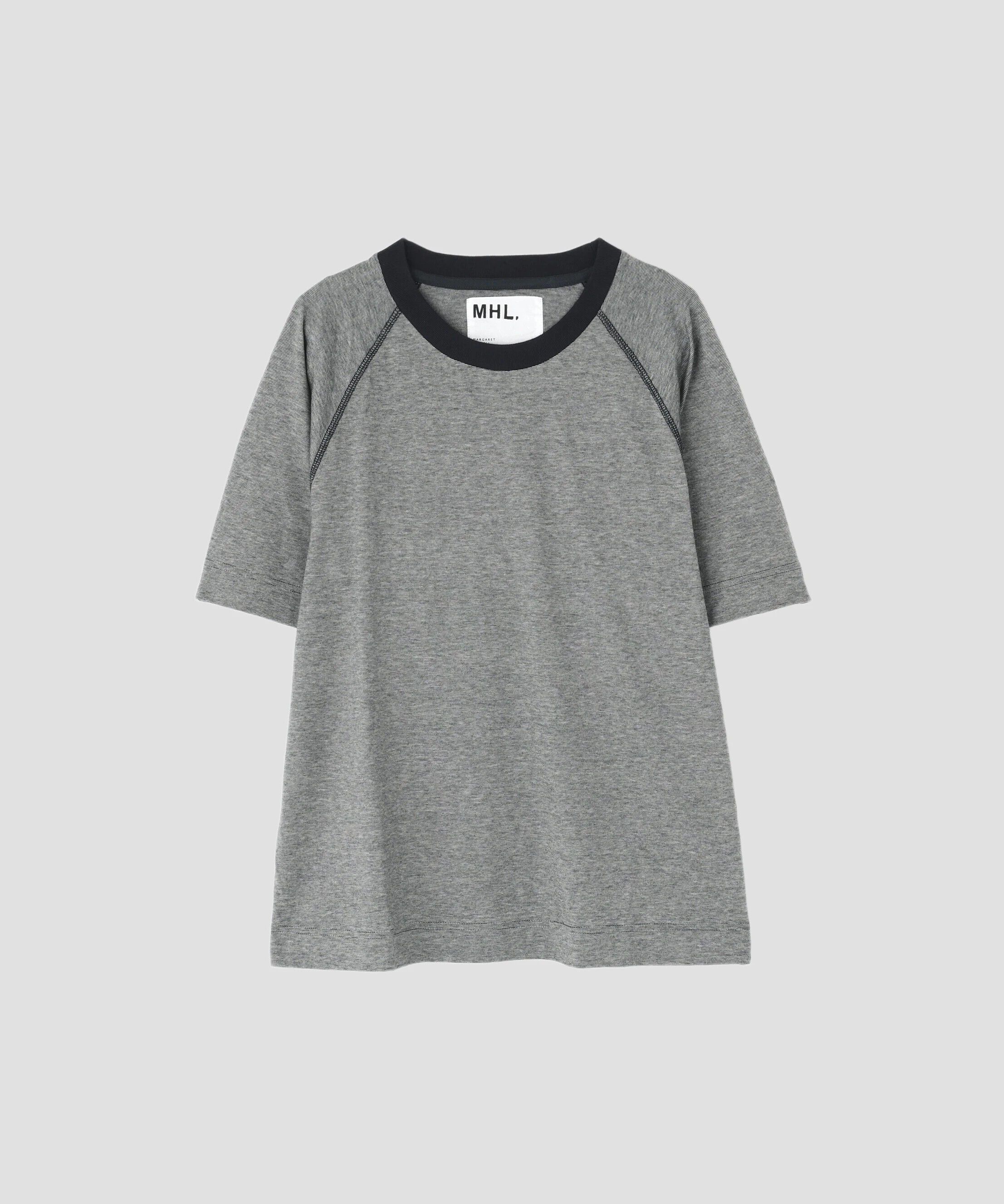 MHL.「FINE STRIPED COTTON JERSEY TOP」|Tシャツ・カットソー|