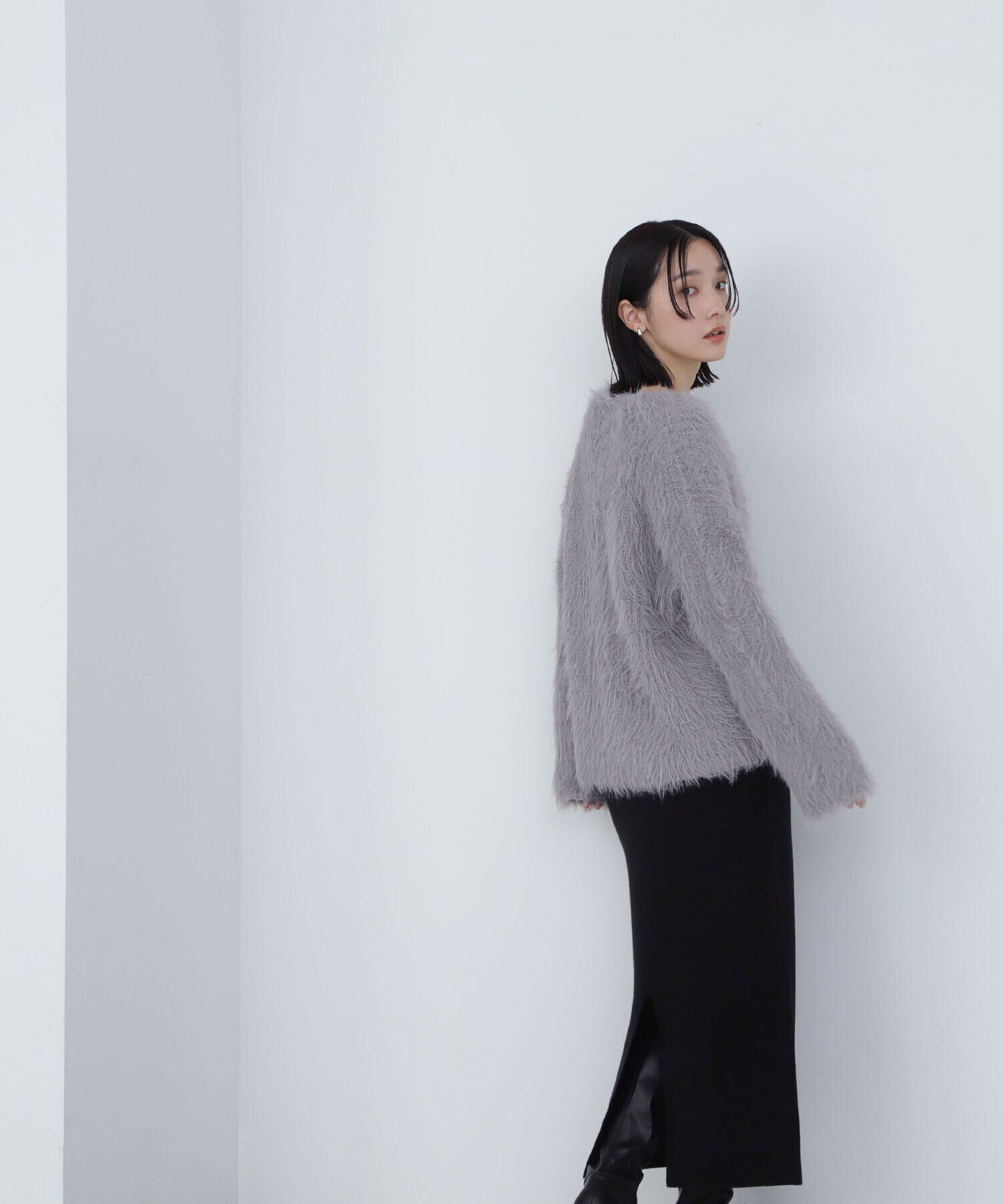  「フェザーニットセットキャミワンピース」|ワンピース|