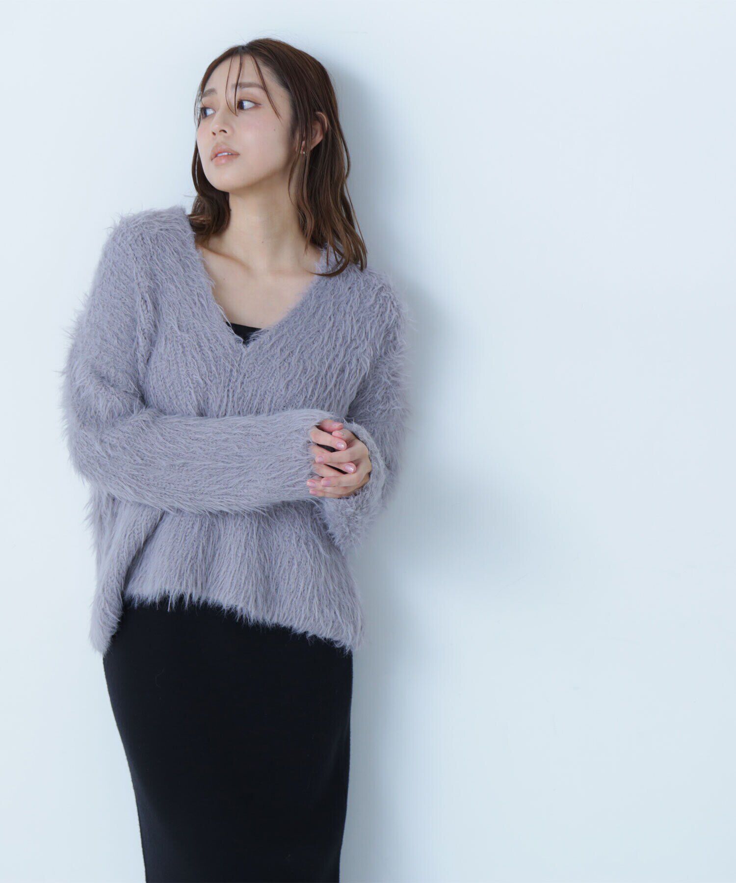  「フェザーニットセットキャミワンピース」|ワンピース|