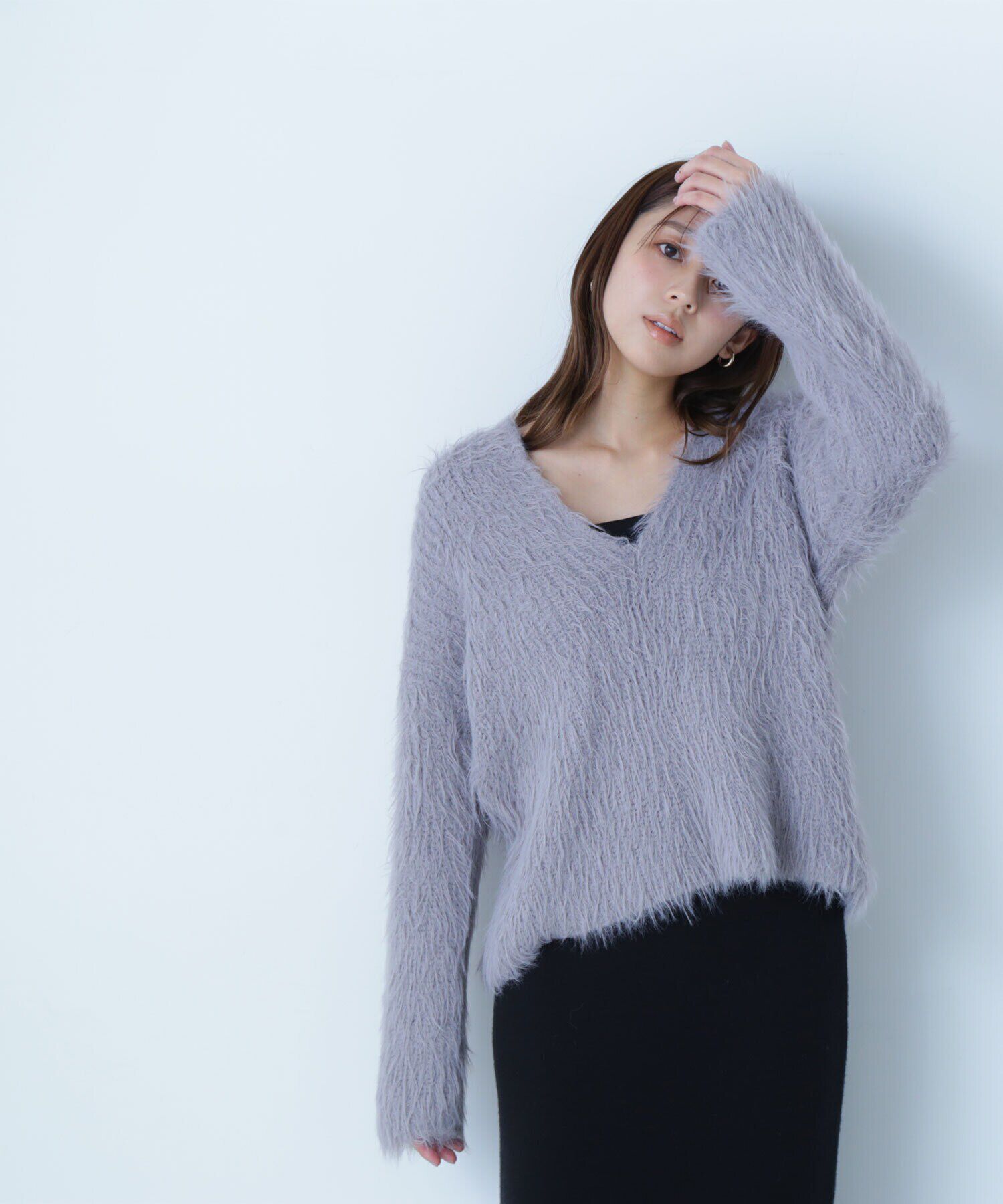  「フェザーニットセットキャミワンピース」|ワンピース|