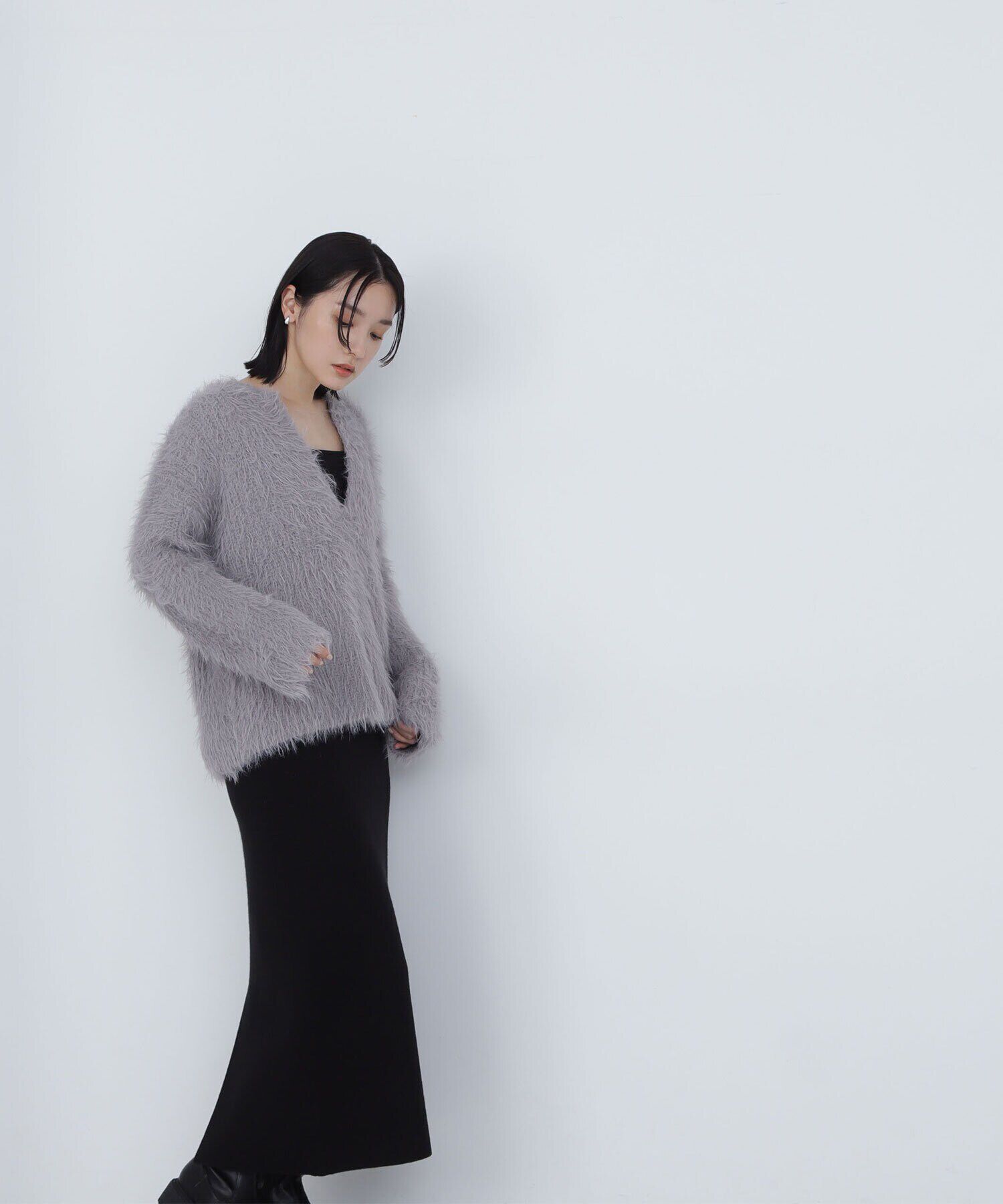  「フェザーニットセットキャミワンピース」|ワンピース|