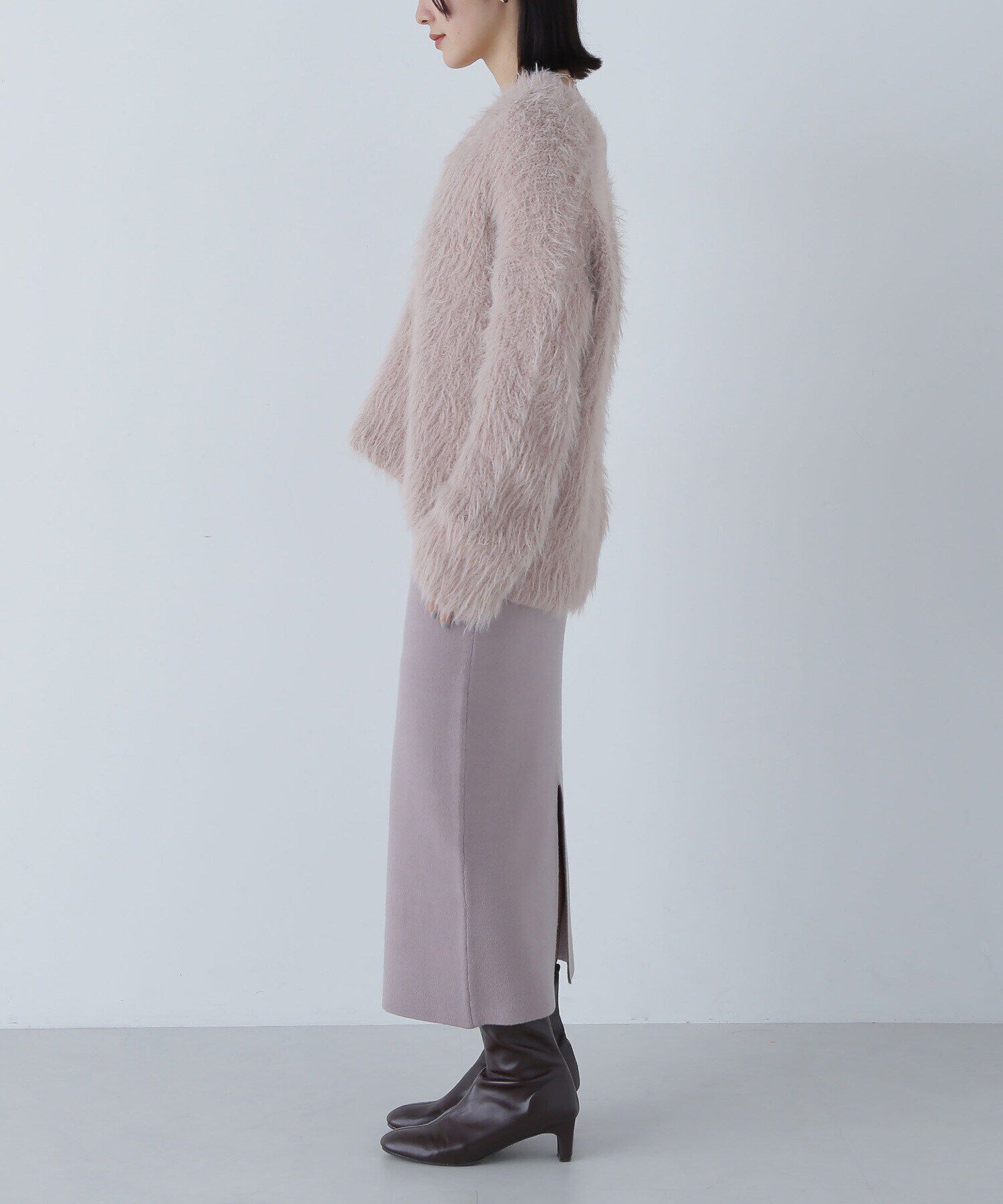  「フェザーニットセットキャミワンピース」|ワンピース|