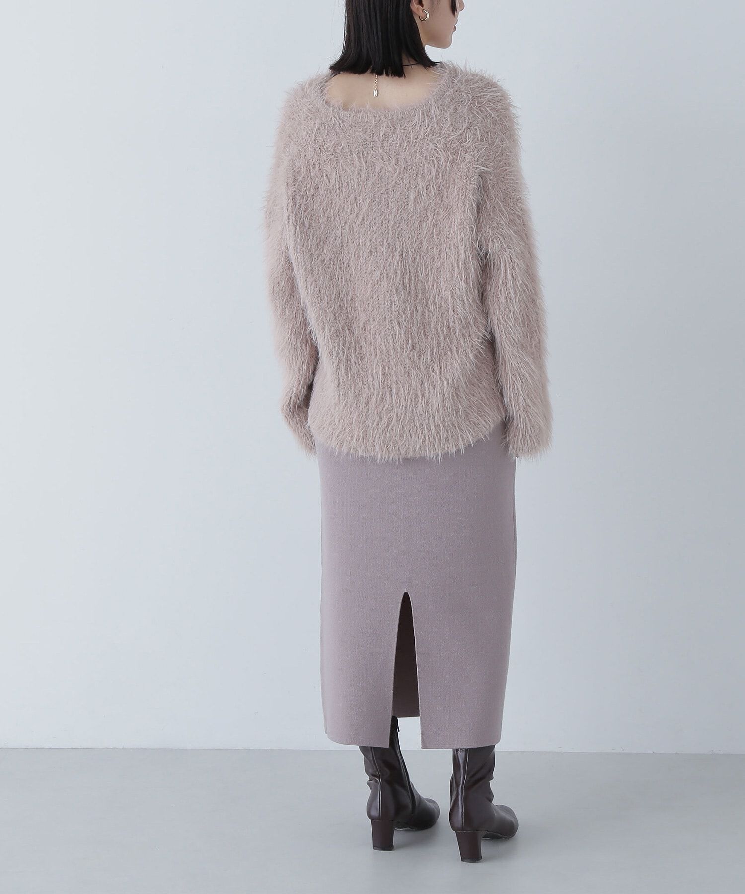  「フェザーニットセットキャミワンピース」|ワンピース|