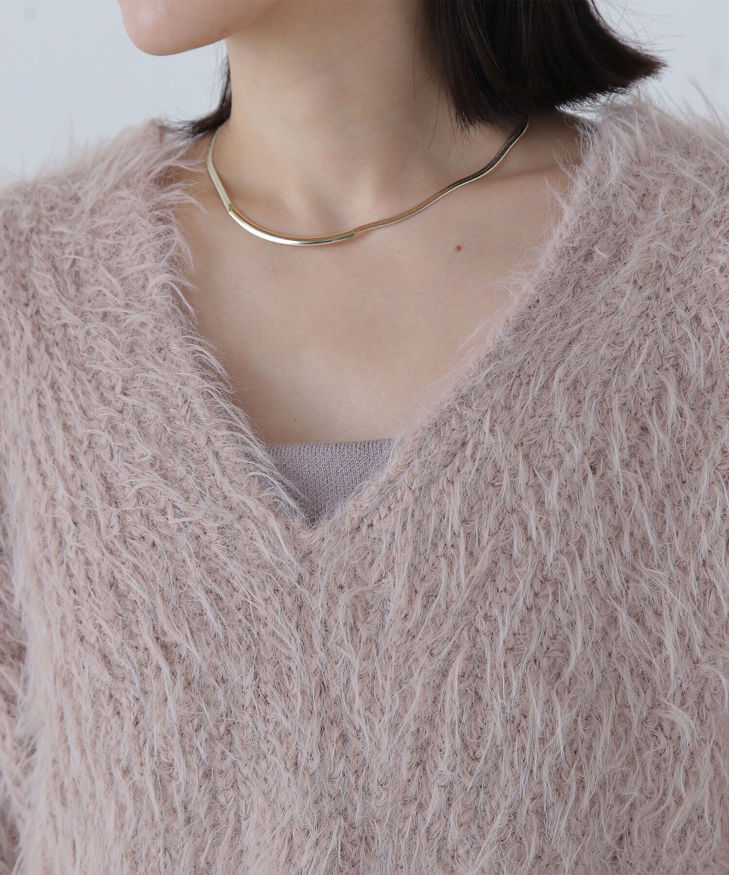  「フェザーニットセットキャミワンピース」|ワンピース|