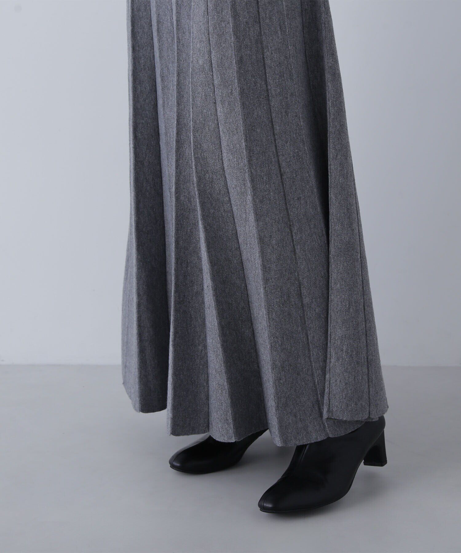  「プリーツニットセットアップ」|ワンピース|