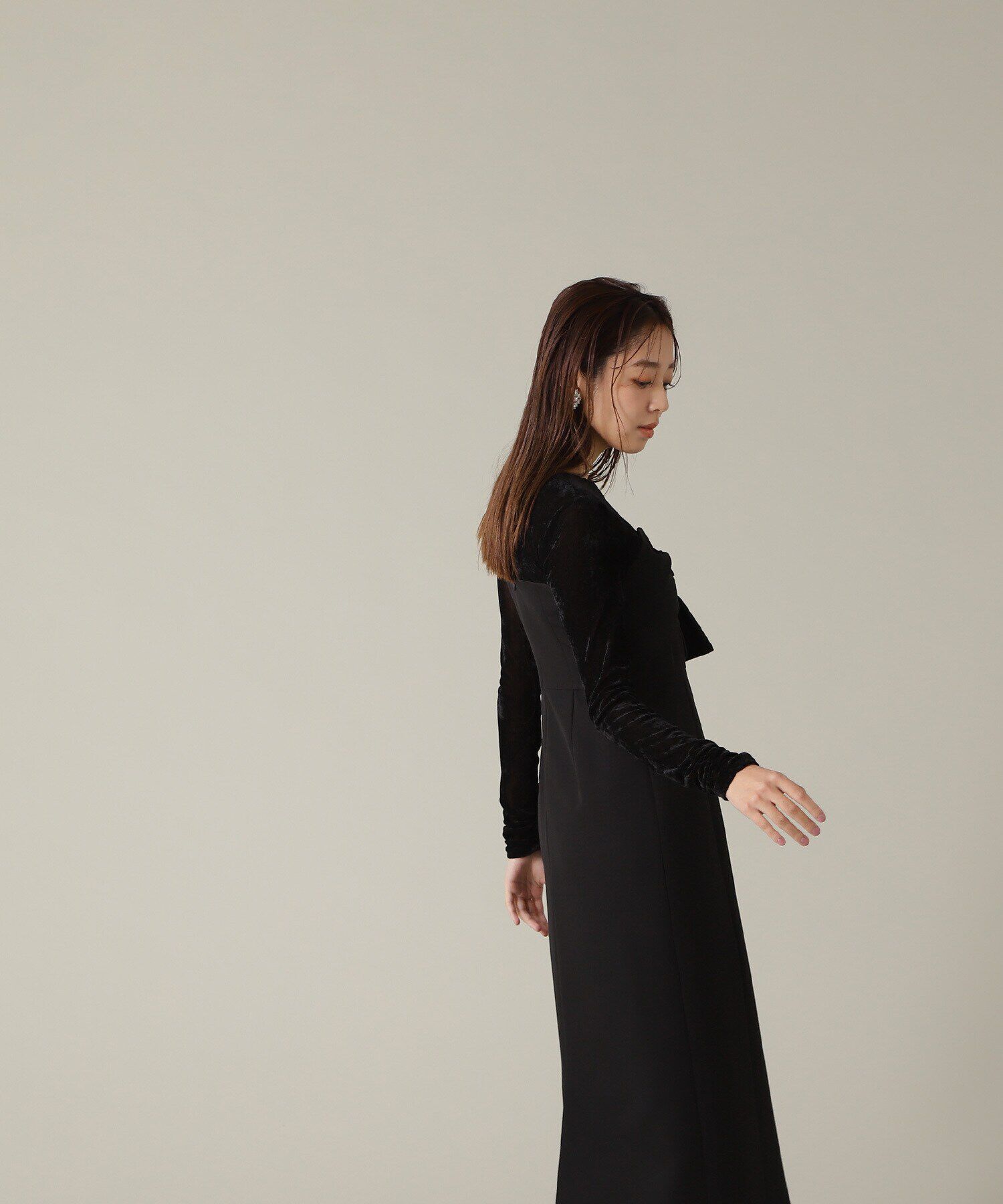  「ベロアドッキングナローワンピース」|ワンピース|