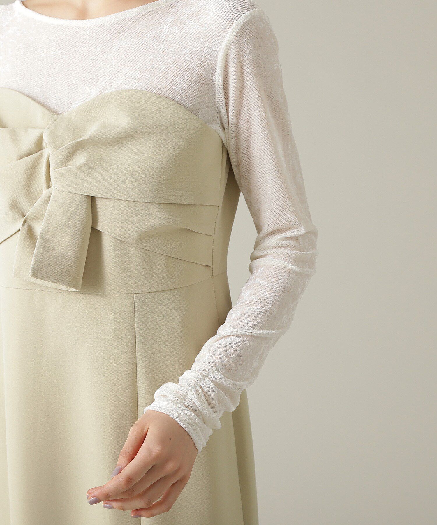  「ベロアドッキングナローワンピース」|ワンピース|