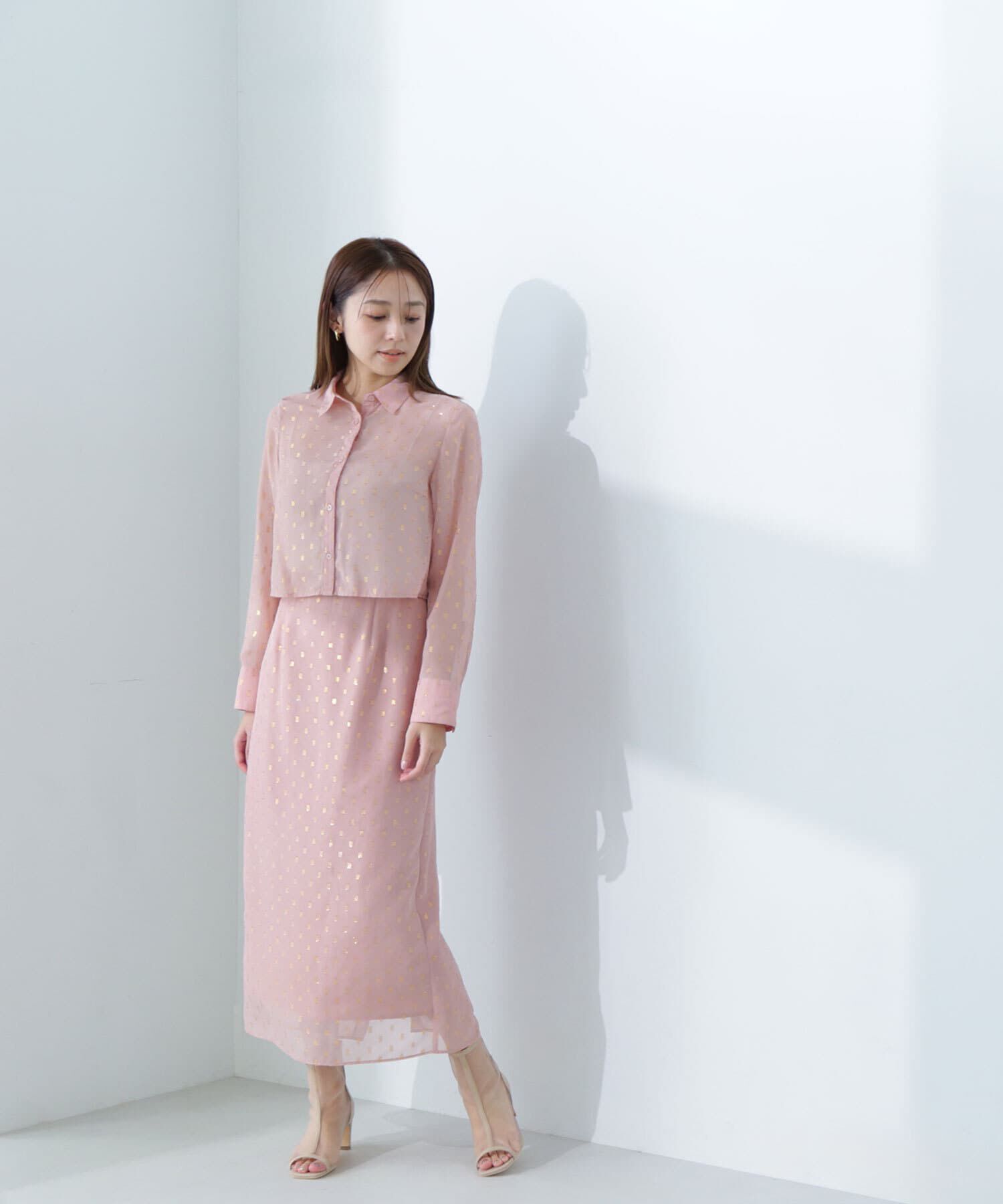  「シアーラメジャガード SETUP ナロースカート」|スカート|