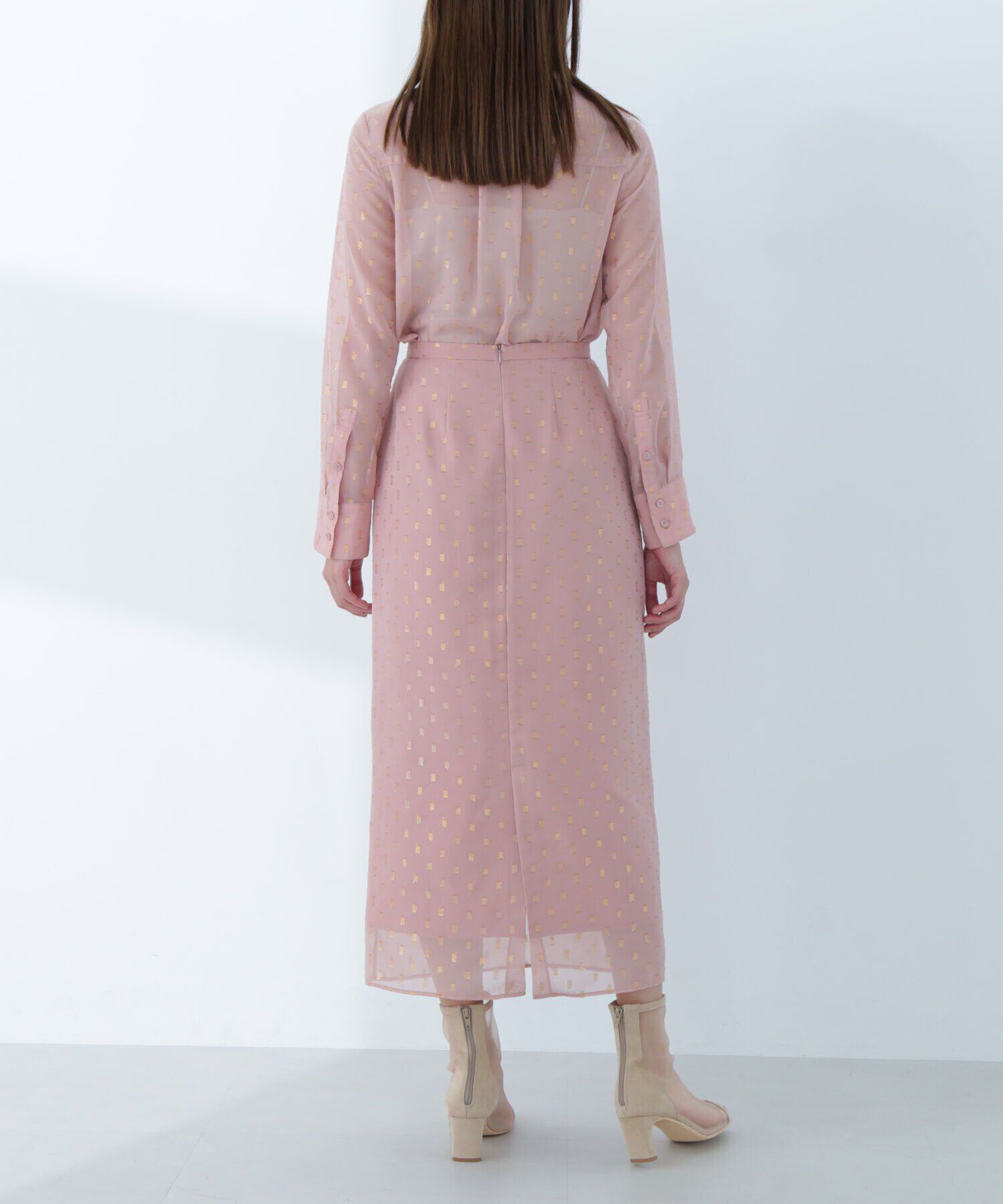  「シアーラメジャガード SETUP ナロースカート」|スカート|